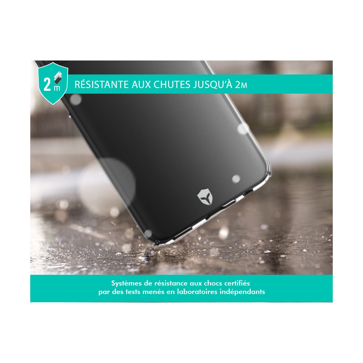 Coque Samsung A15 4G/5G transparente couleur unique, FORCE CASE