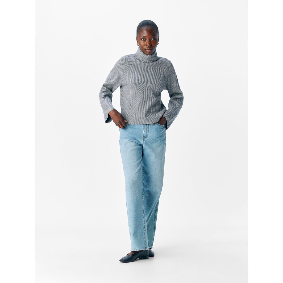 Pullover medium grey melange, OBJECT