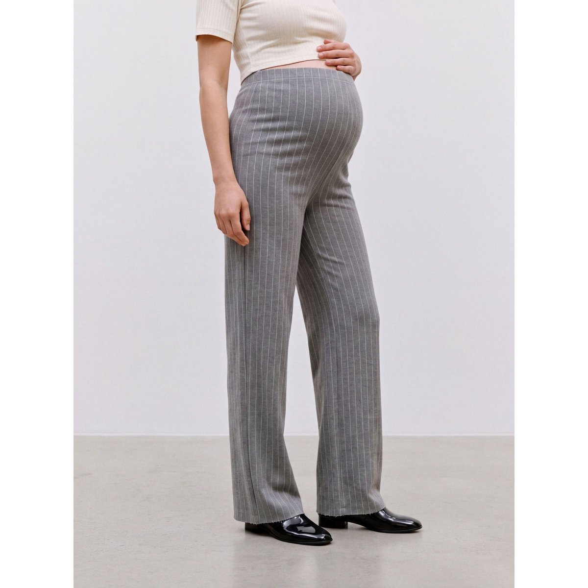 Pantalon granite grey, MAMA LICIOUS