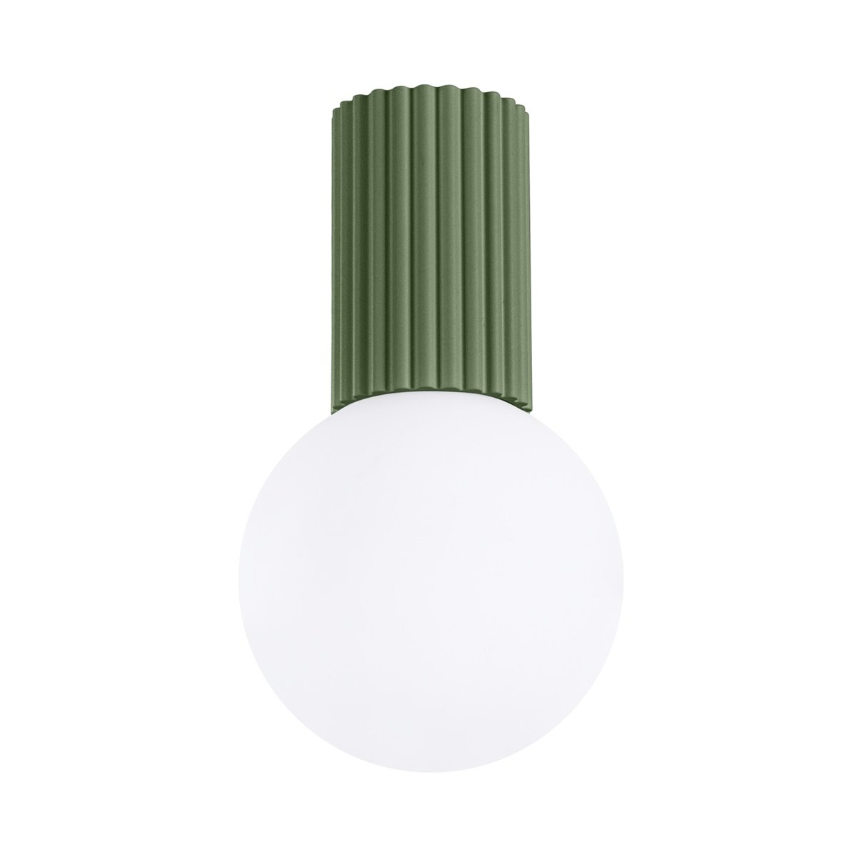 Plafonnier Aluminium Vert Olive G9 1 Halo vert, EDEN