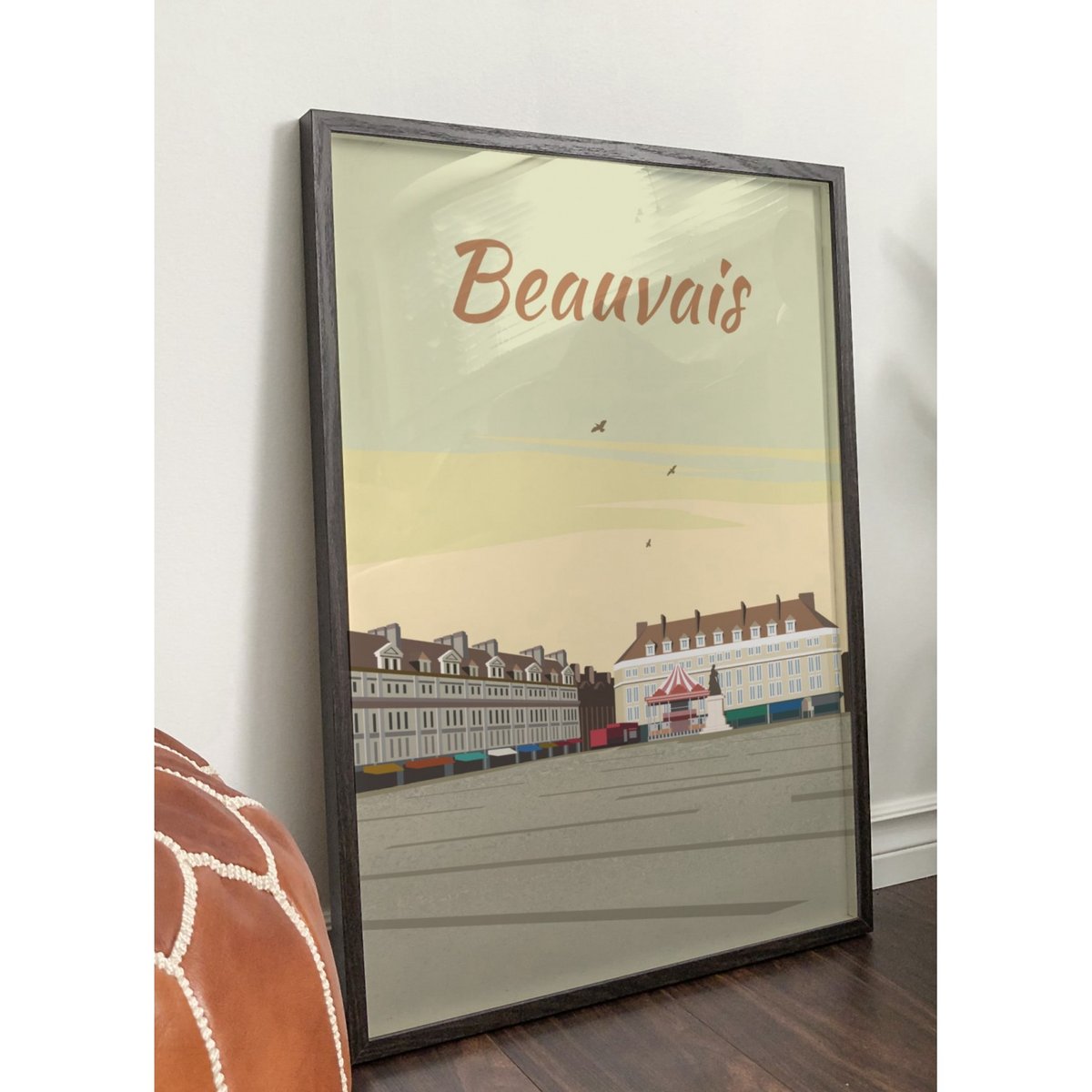 Affiche ville de Beauvais blanc, L'AFFICHERIE