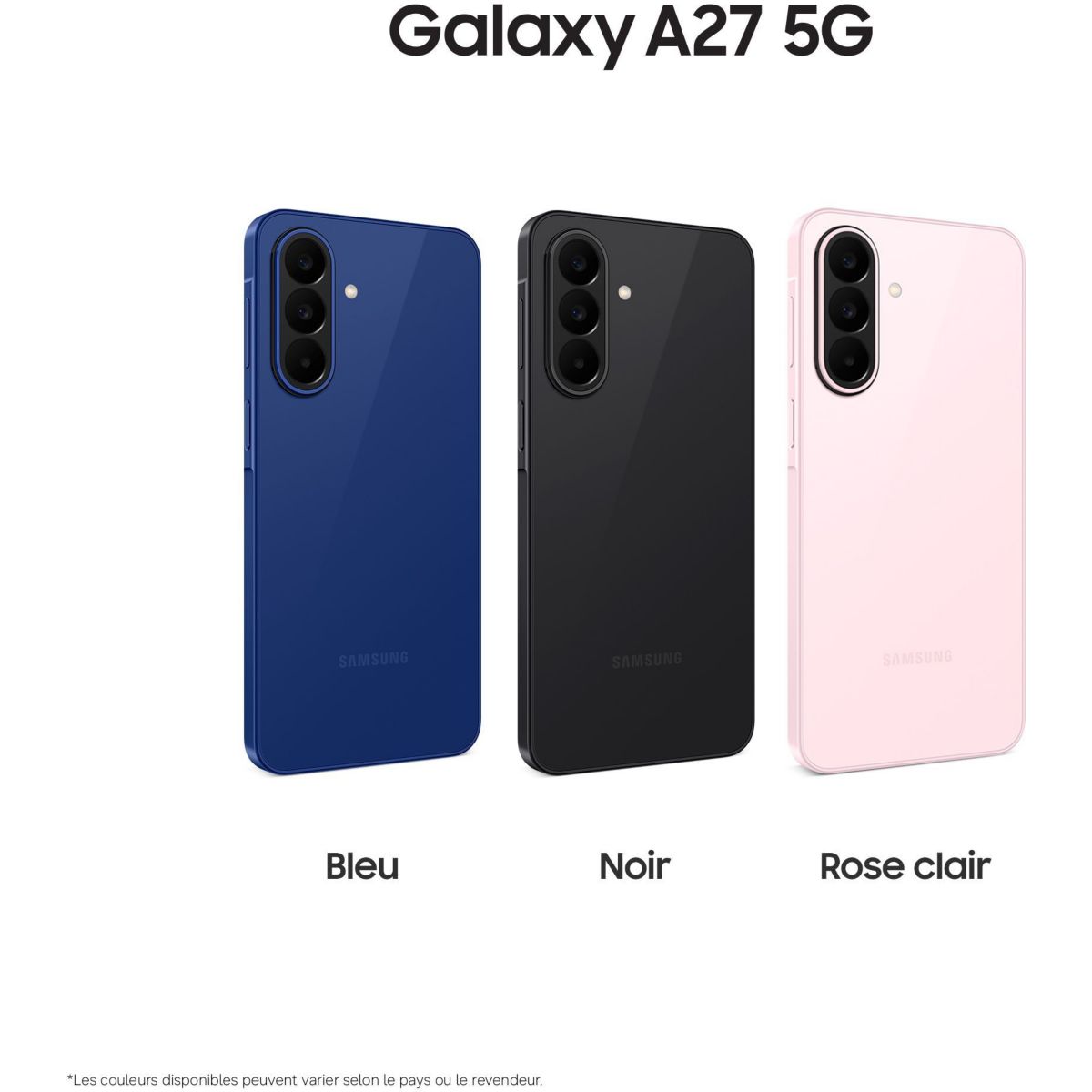 Smartphone Galaxy A27 5G Noir 128 Go couleur unique, SAMSUNG
