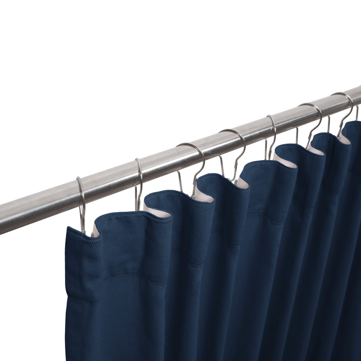 Rideau en coton froncé, KALPE bleu, INSPIRE