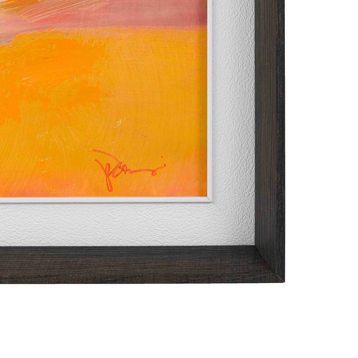 92cm Blazing Framed Canvas orange, ÉDITÉ