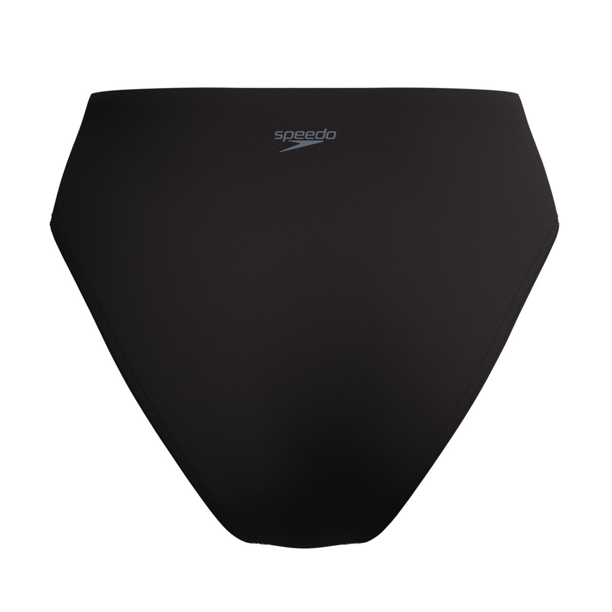 Bas de maillot de bain taille haute motif/style uni CHEEKY noir, SPEEDO