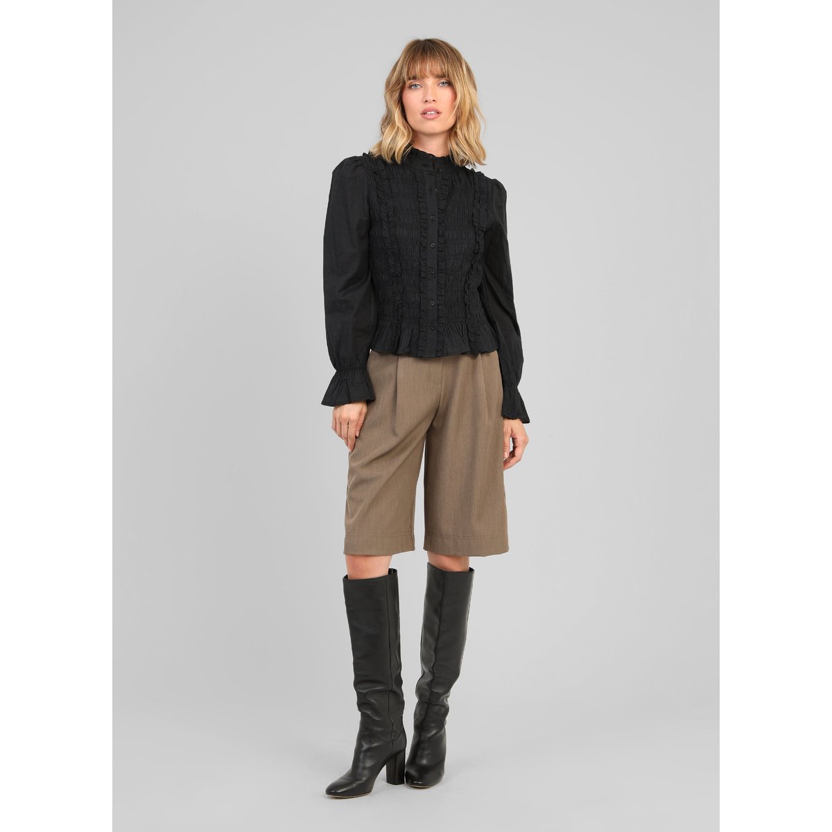 Blouse SLOANY noir, AN'GE