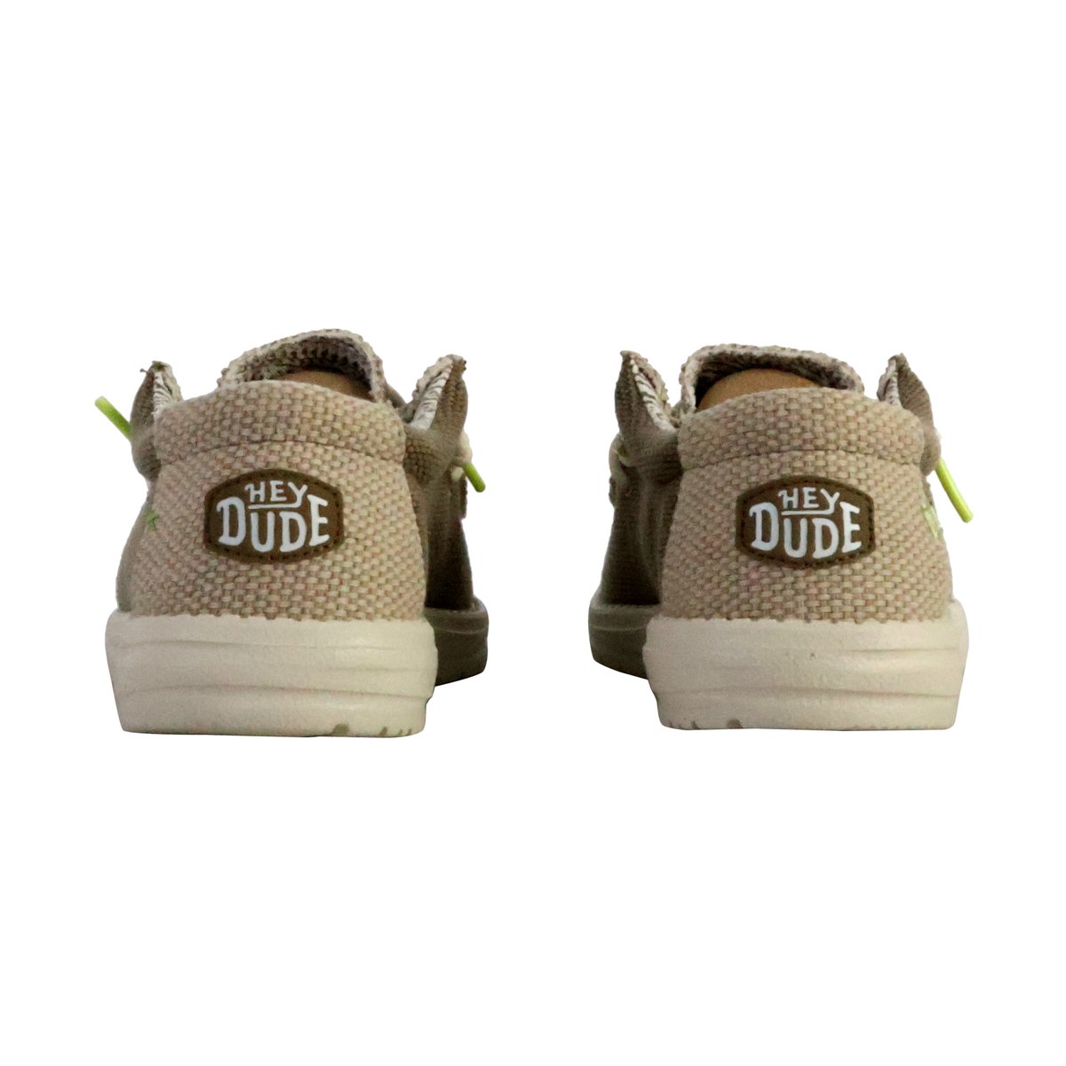 Moccassin à Lacets Wally Braided khaki clair, HEYDUDE