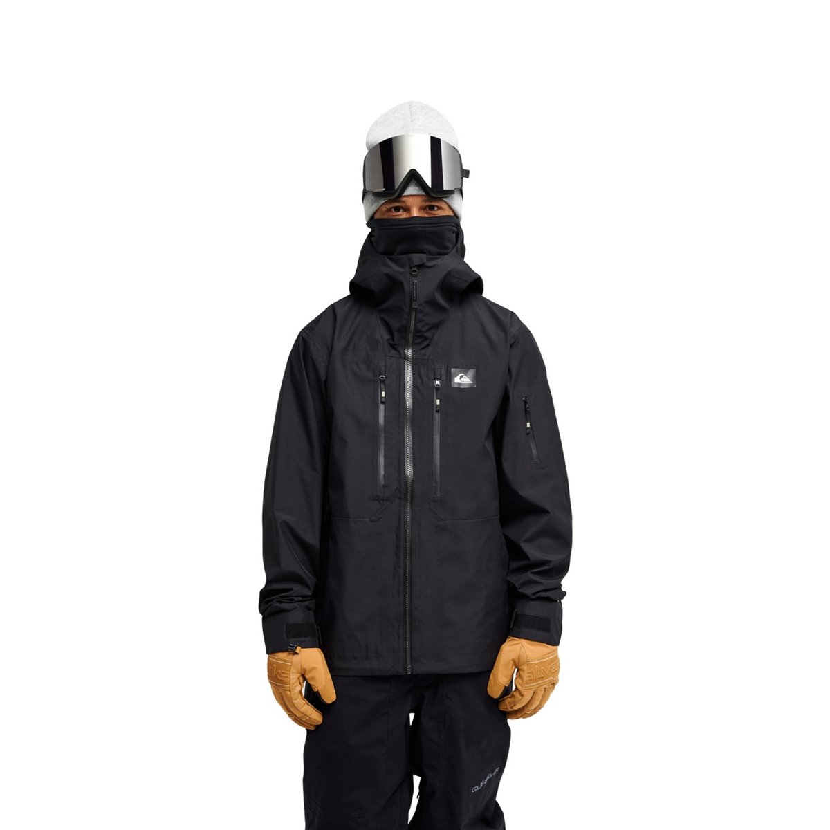 Veste de snow technique OVERCAST 3L 20K noir black, QUIKSILVER