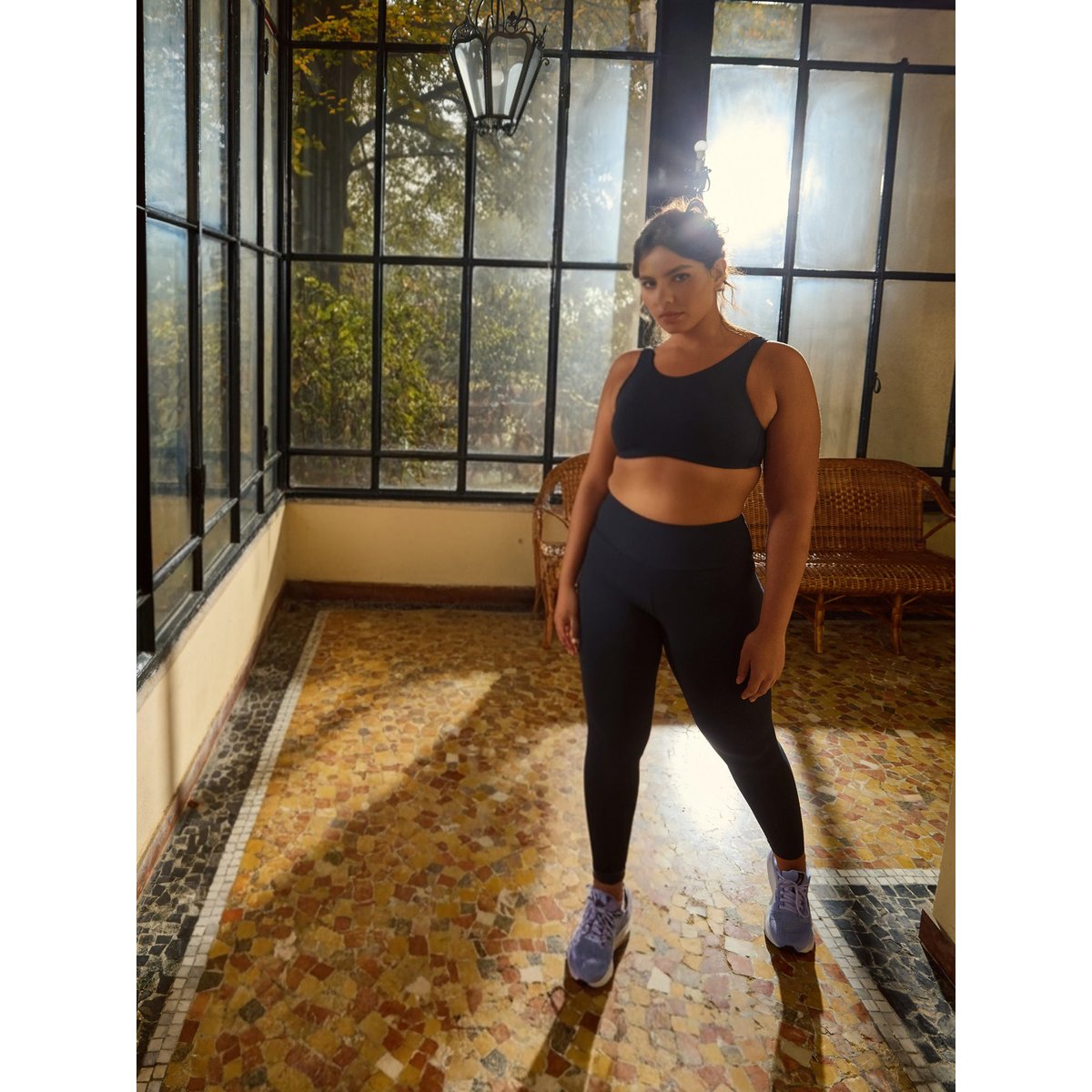 Soutien-gorge brassière de sport préformée sans armatures FREE MOVE gris, LISCA