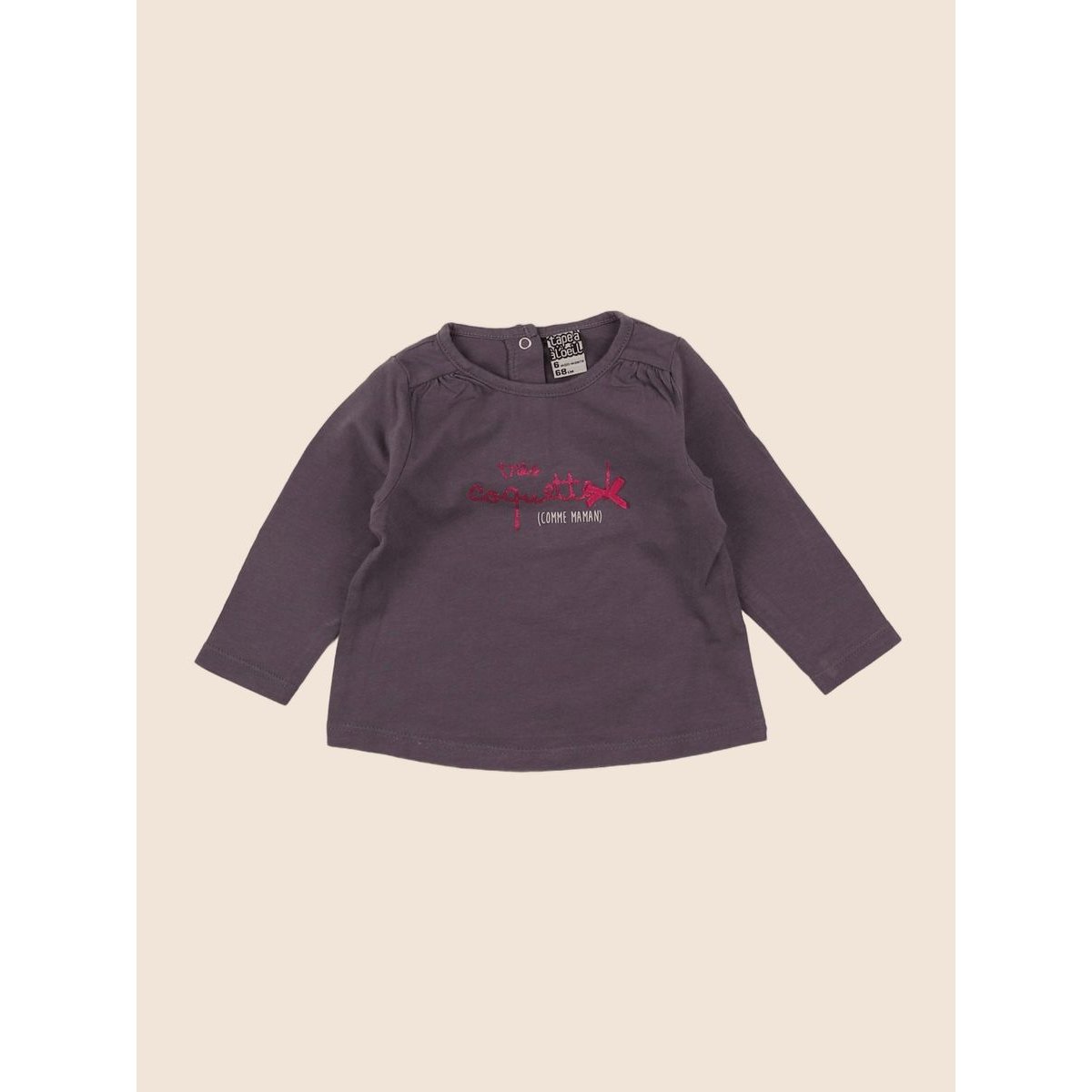 Tee-shirt - Très bon état gris, TAPE A L'OEIL