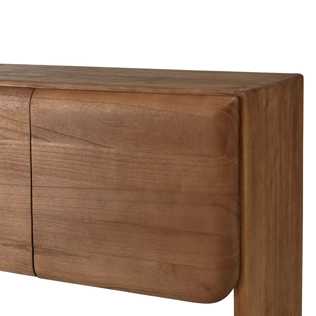 Buffet sur pied en bois de mindi, 4 portes ARCUS bois naturel, PIER IMPORT