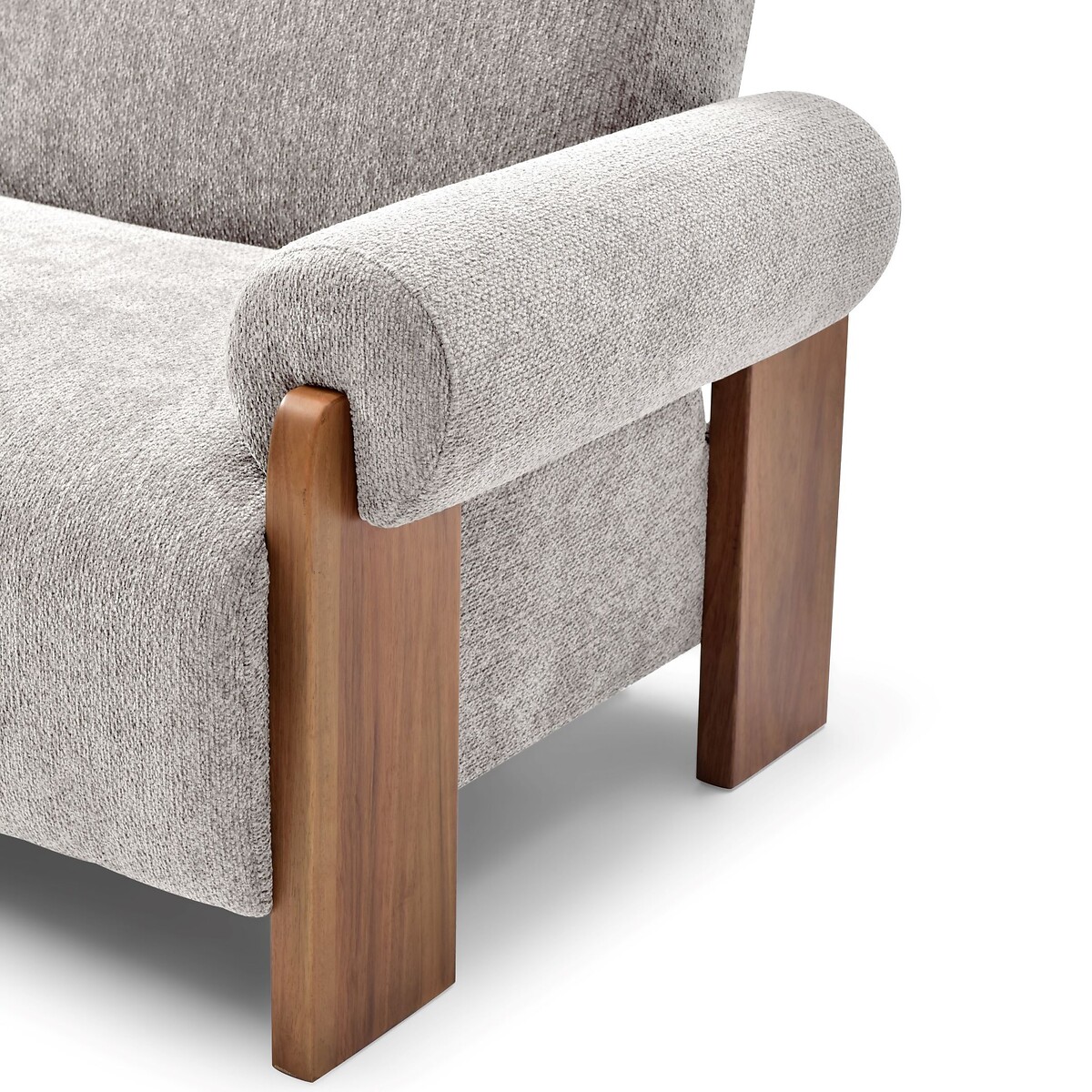 Mylo Sculptural Chenille 3-Seater Sofabed natural, ÉDITÉ