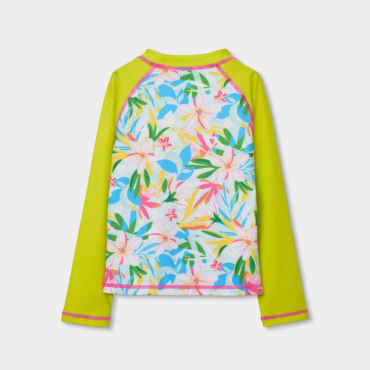 T-shirt fille mancs longues imprimée multicolore, BOBOLI