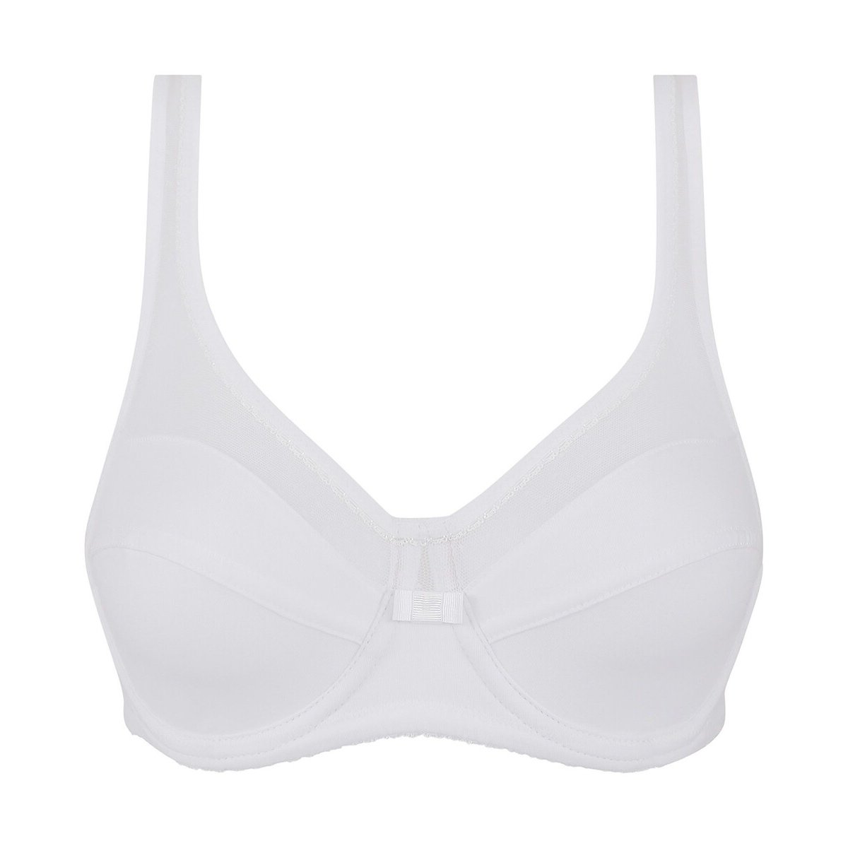 Reggiseno Generous in cotone bio bianco, DIM