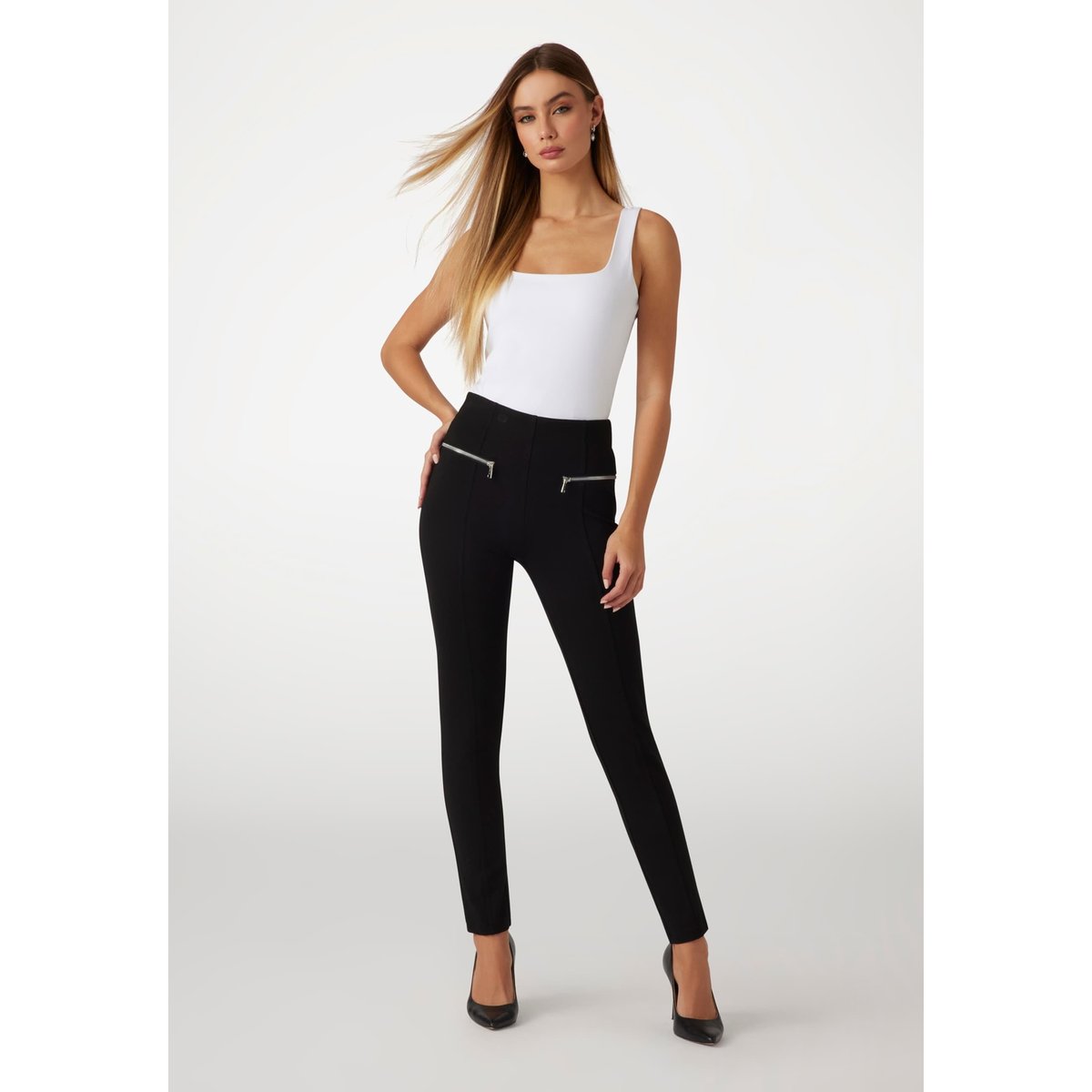 Legging Taille Haute noir, GUESS