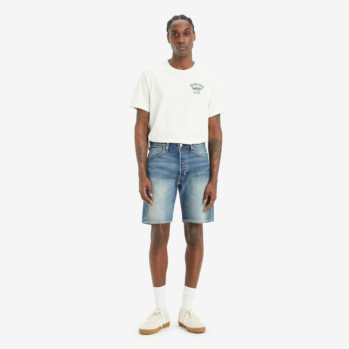 Calções de ganga 501® azul stone used, LEVI'S