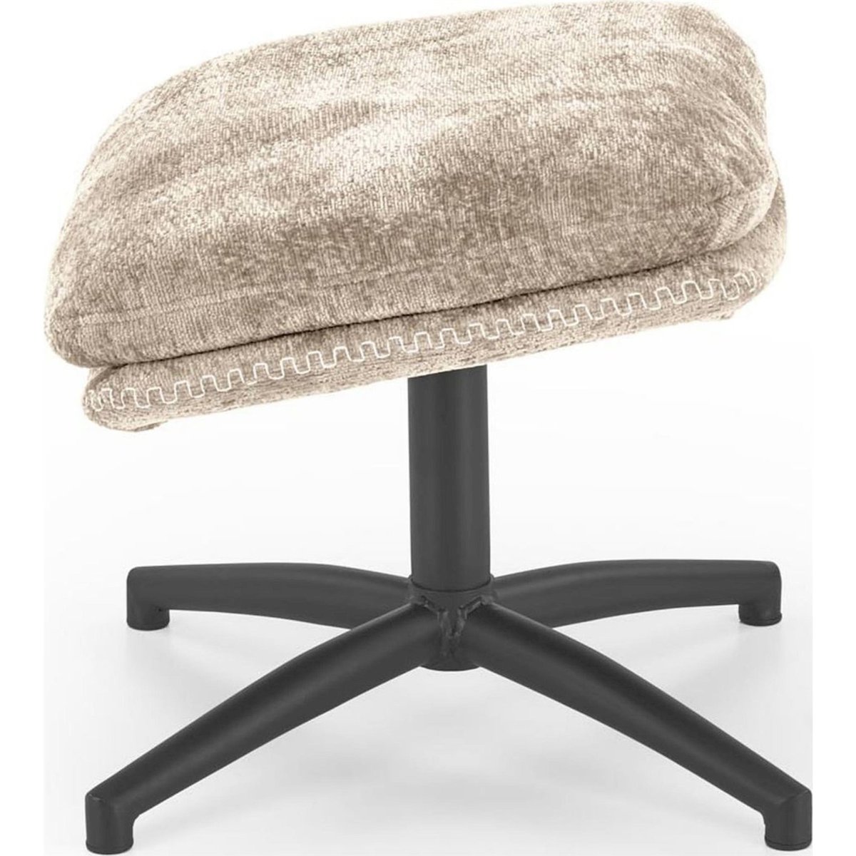 Fauteuil à bascule RIKELY beige chiné, RECOLLECTION