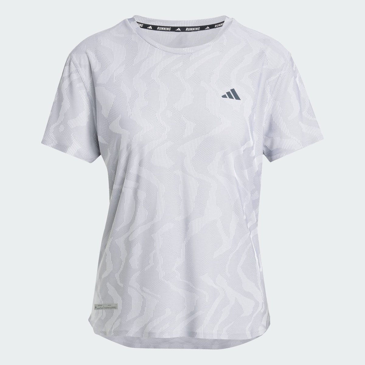 T-shirt de running technique Ultimate HEAT.RDY halo silver, adidas Performance