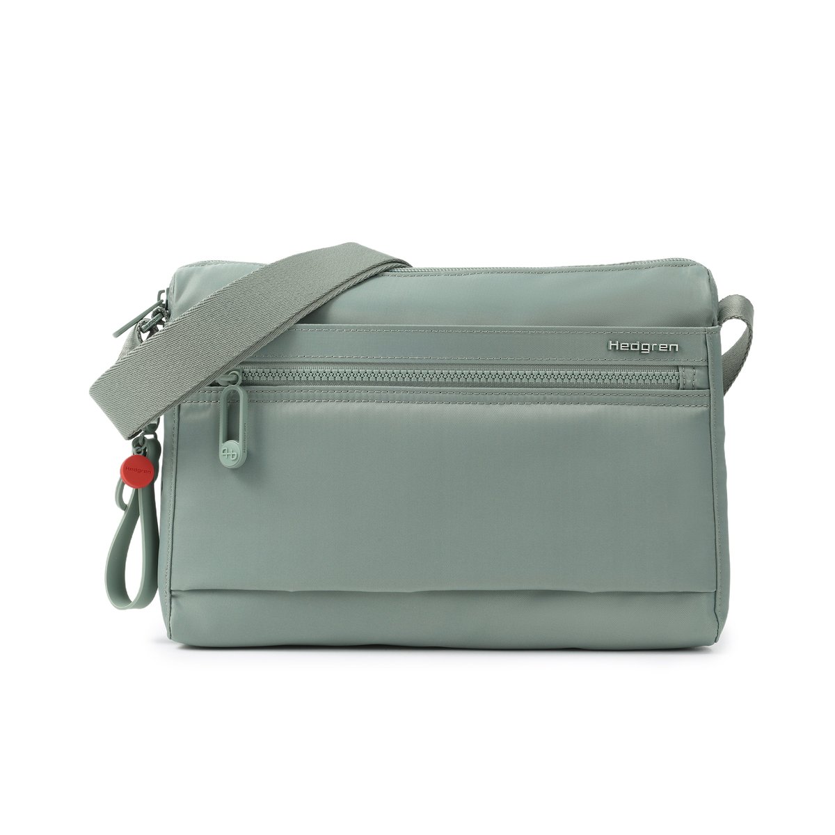 Sac bandoulière format moyen avec protection RFID green milieu, HEDGREN