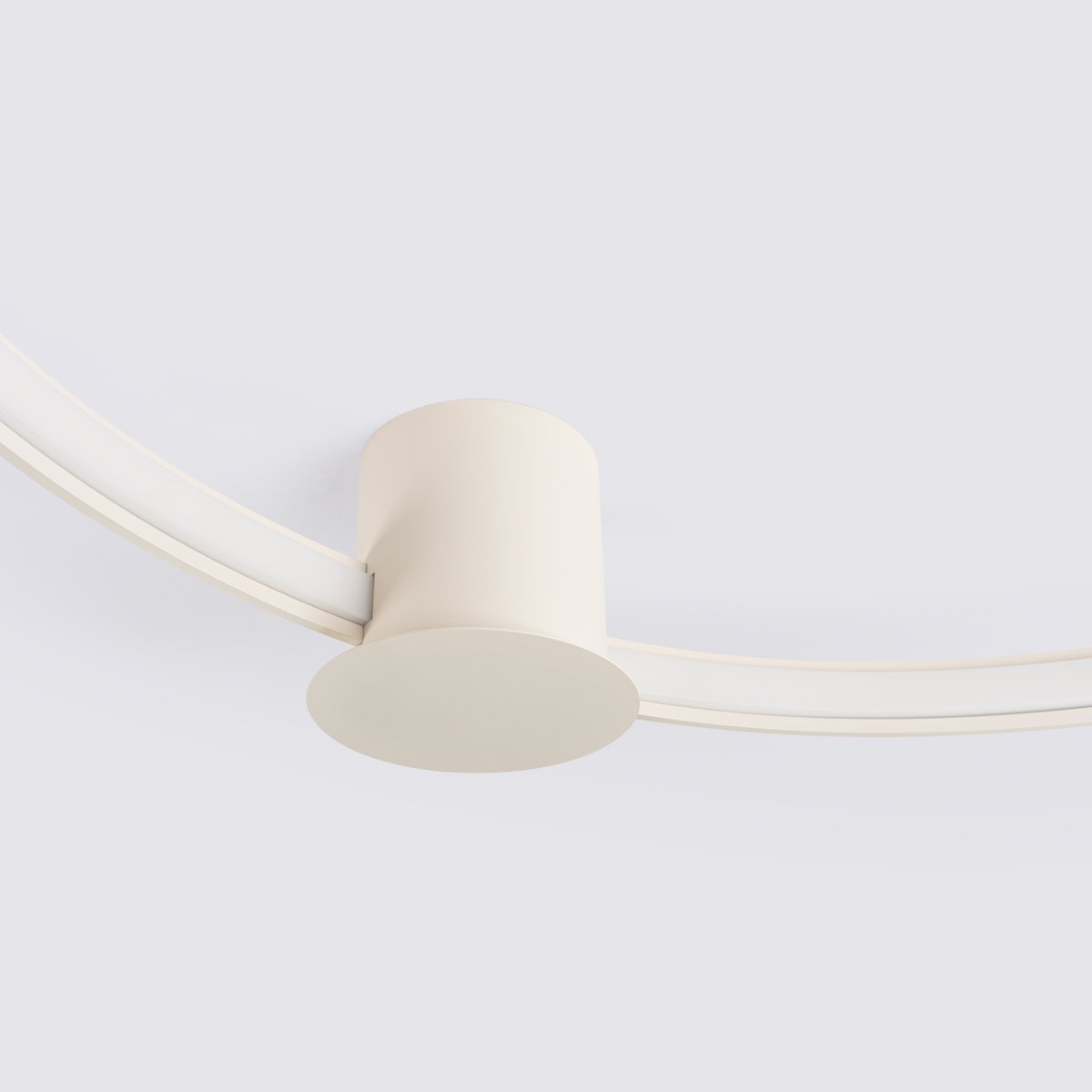Plafonnier Aluminium Beige LED 1 Rio beige, EDEN