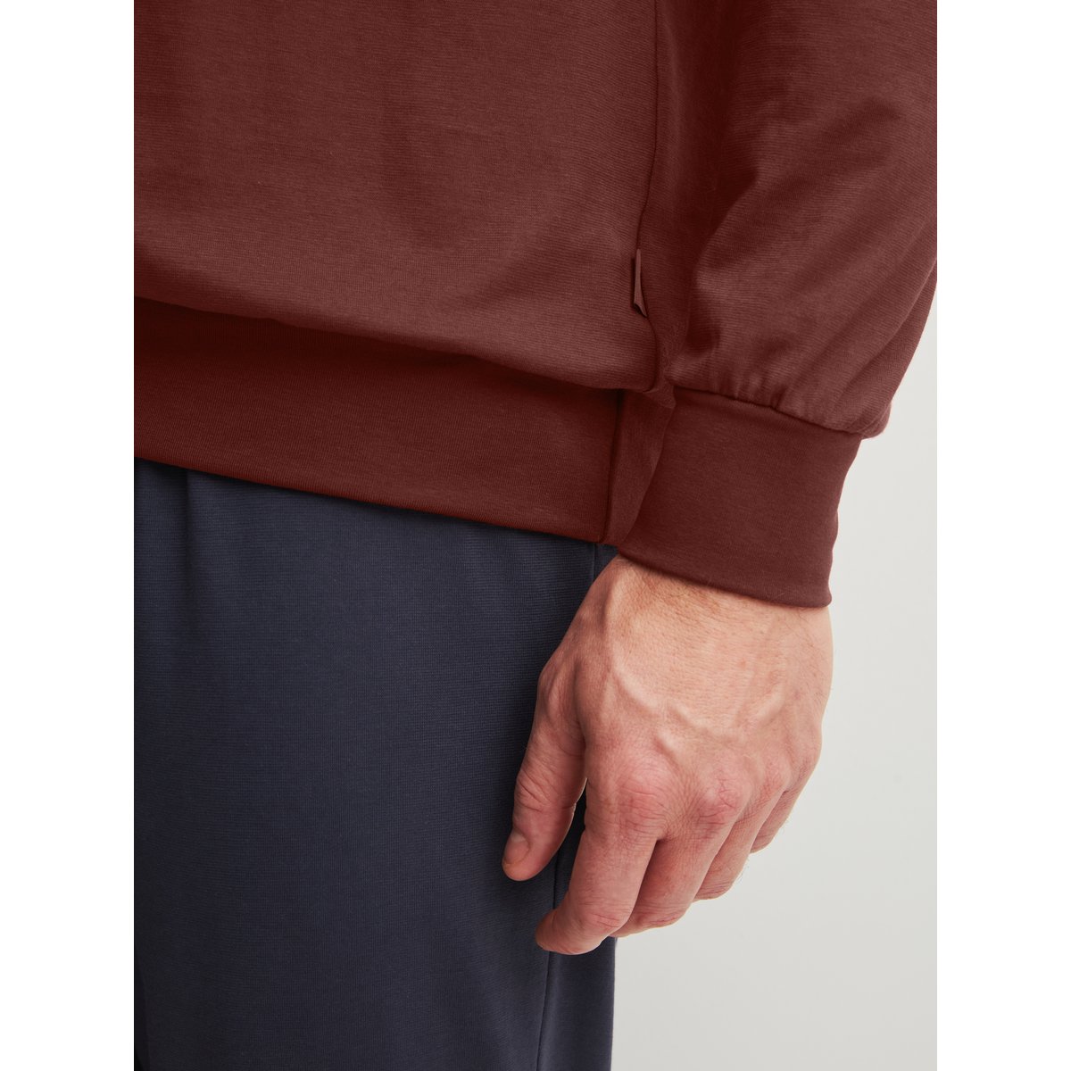 manches longues Coton RELAX ESSENTIALS brick red, CALIDA