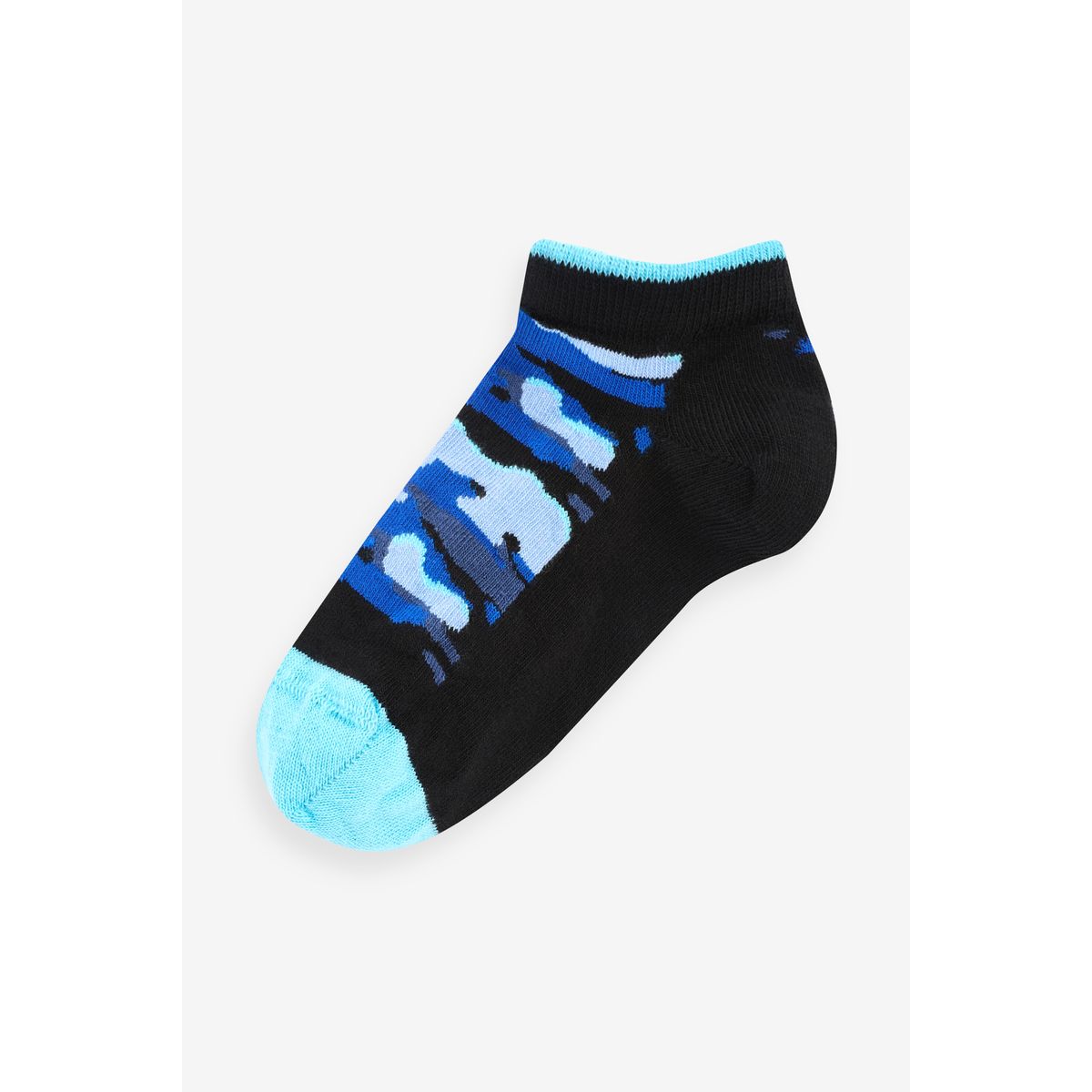 Chaussettes, lot de 7 noir camo brillant, NEXT