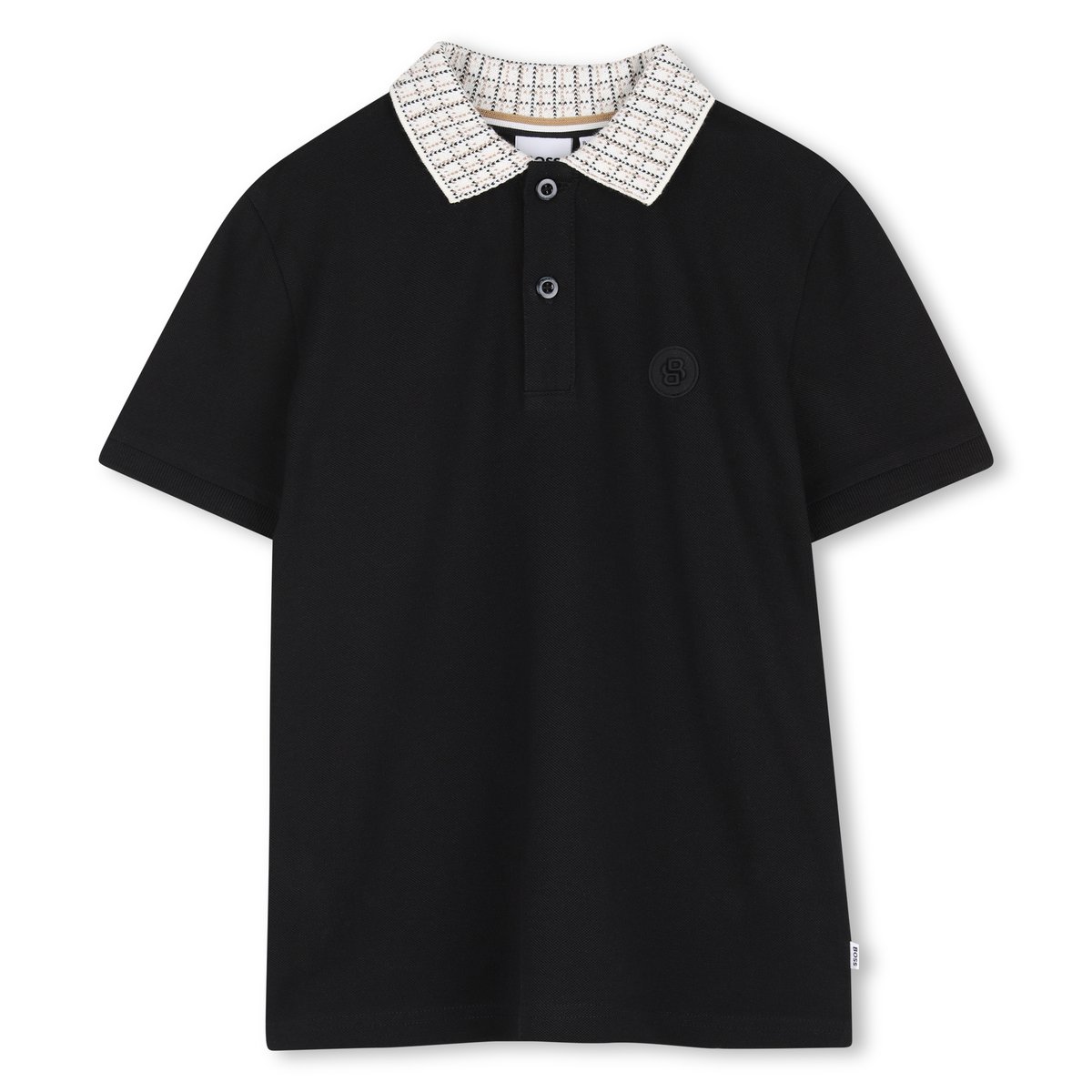 Polo manches courtes black, BOSS KIDSWEAR