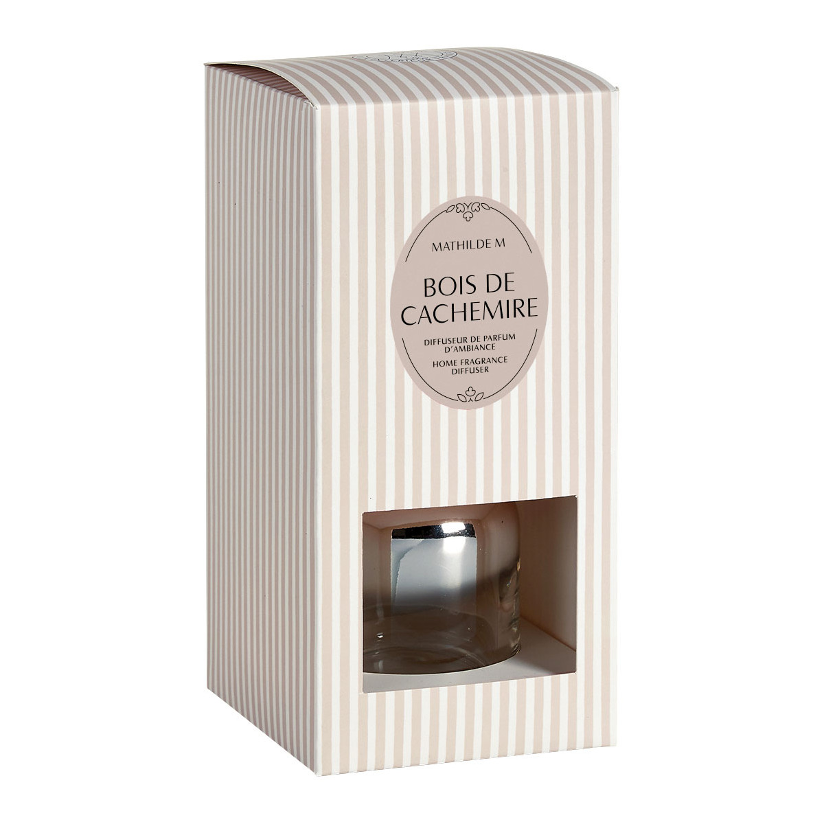 Diffuseur de parfum d'ambiance 200 ml - Bois de Cachemire transparent, MATHILDE M