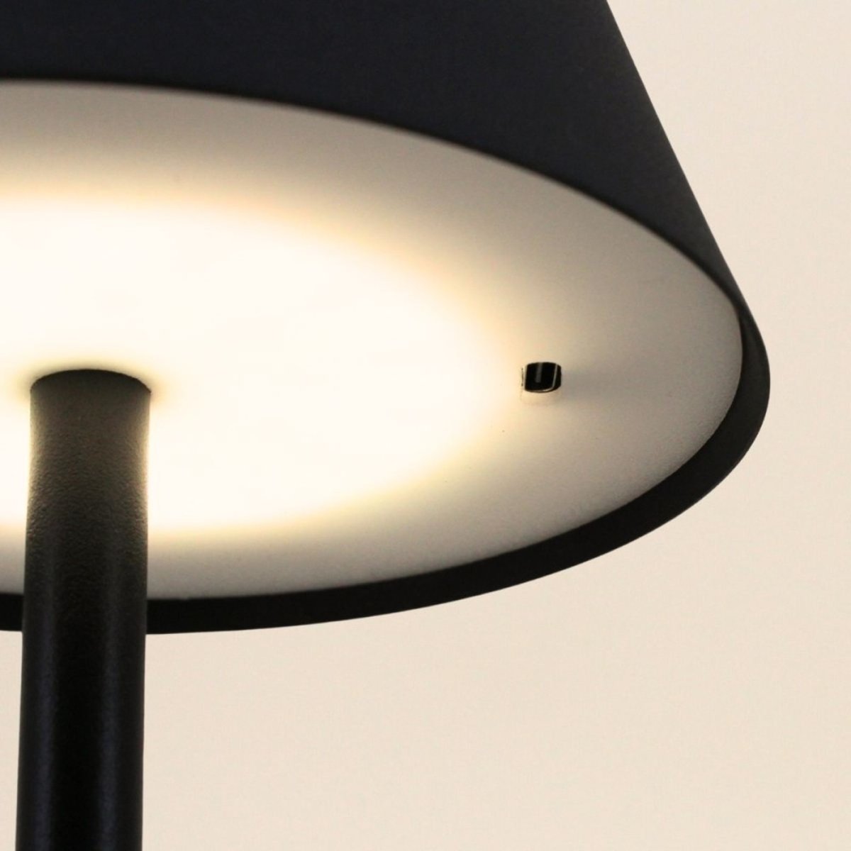 Lampe USB tactile métal 38cm noir, ORNAMI