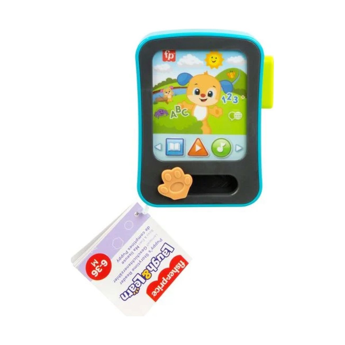 Fisher-Price Jouet d'éveil - Le lecteur d'histoires de Puppy multicolore, MATTEL