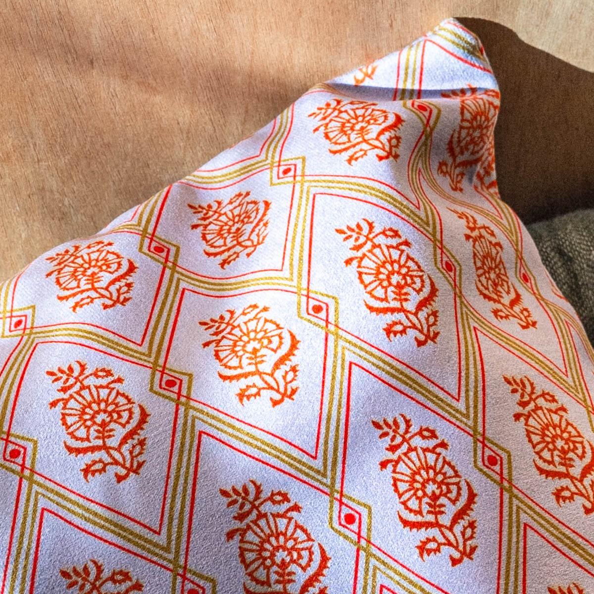 Housse de coussin en velours HINDI lila, VENT DE BOHÈME