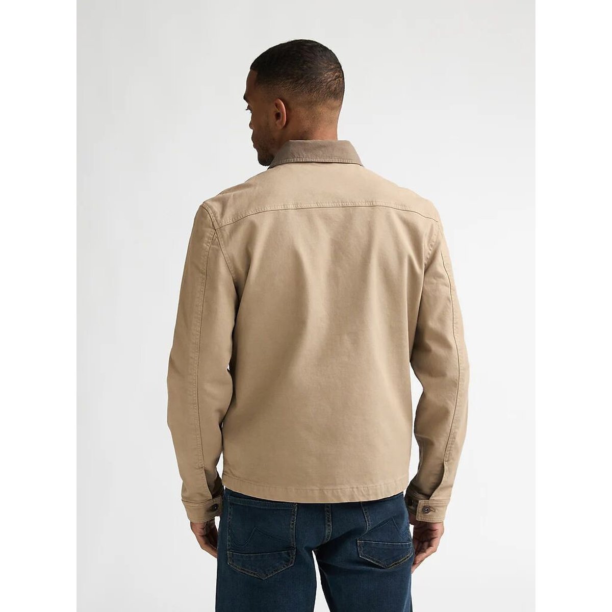Zip-Up Jacket with Corduroy Collar camel, PETROL INDUSTRIES