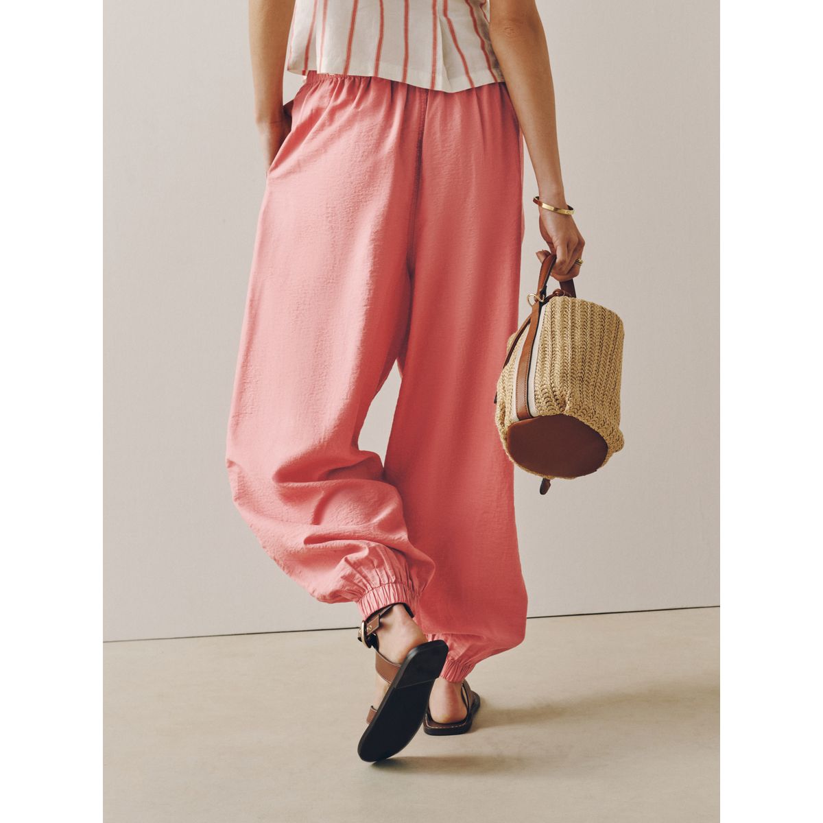 Pantalon bouffant rose délavé, NEXT