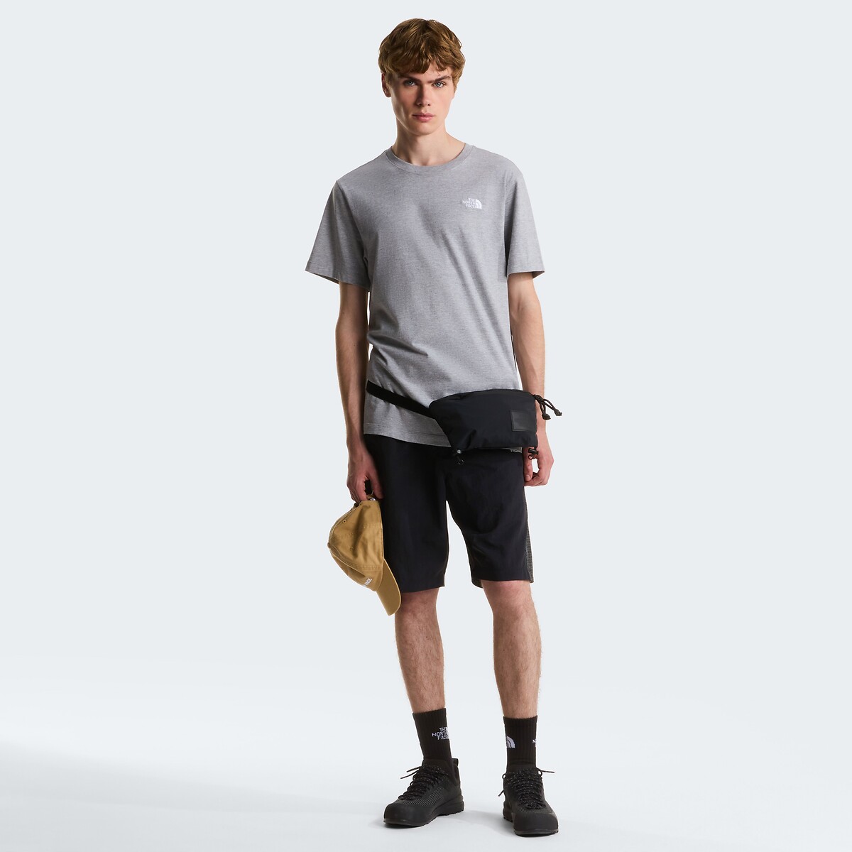 Simple Dome Short Sleeve T-Shirt grey marl, THE NORTH FACE