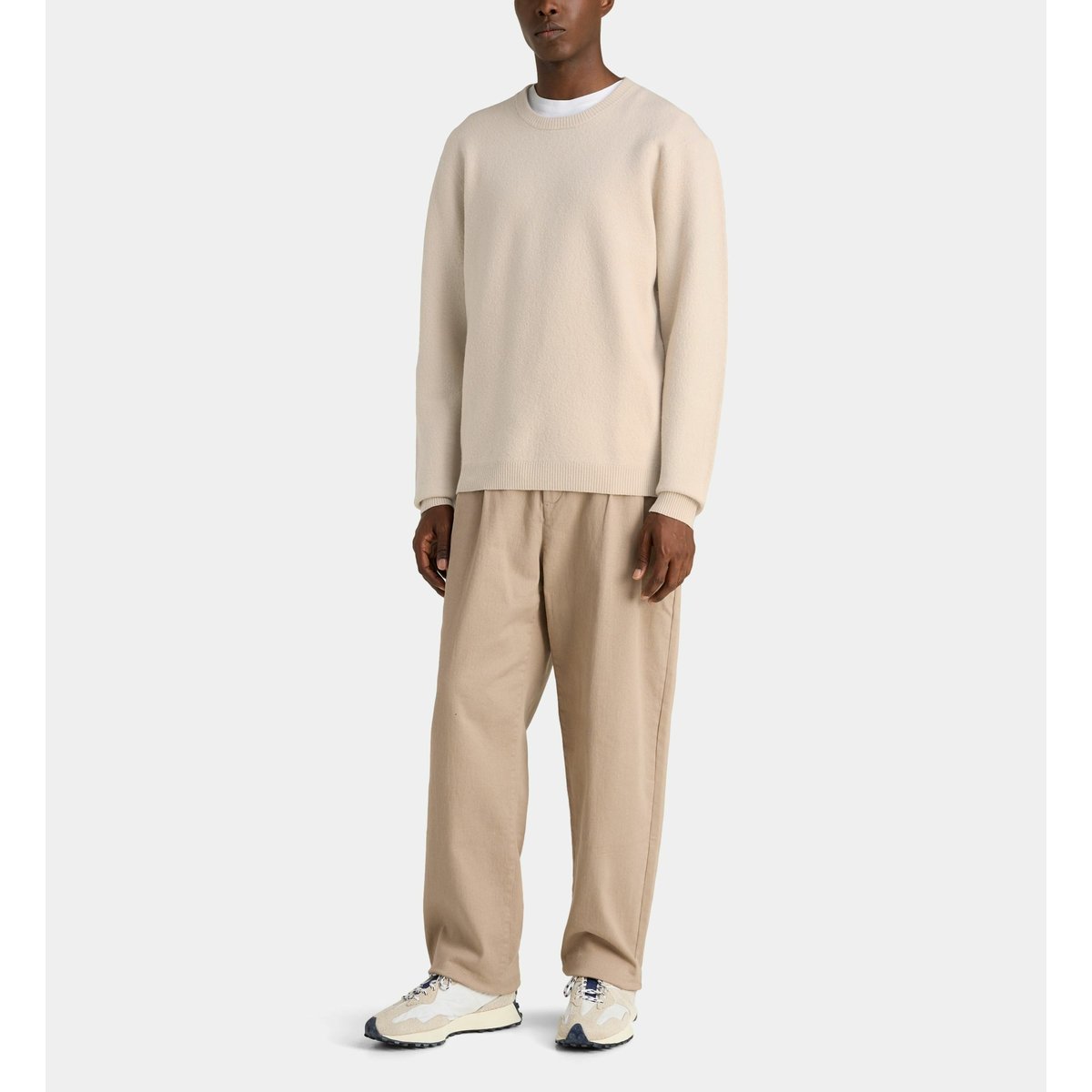 Pull nerry en laine bouillie écru, GALERIES LAFAYETTE