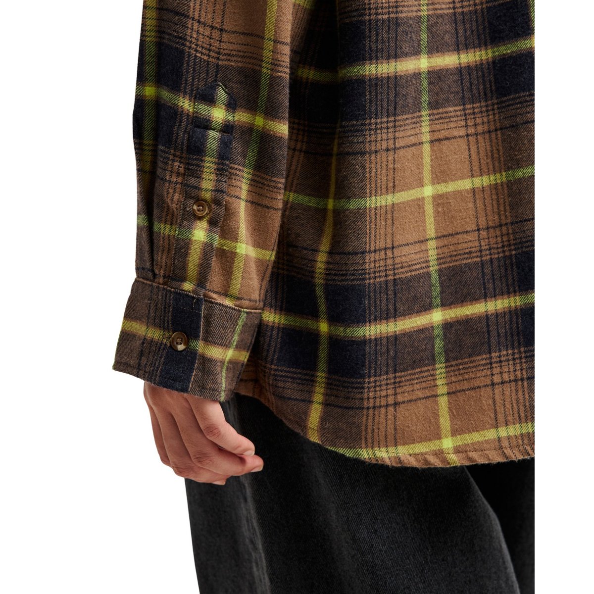 Chemise manches longues LOMOND marron pine bark lomond check, QUIKSILVER