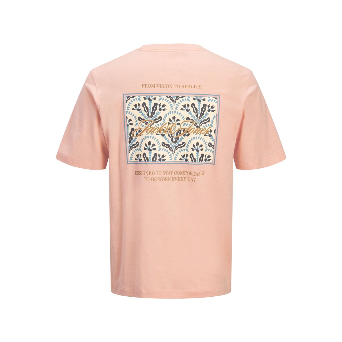 T-Shirt peach melba, JACK & JONES