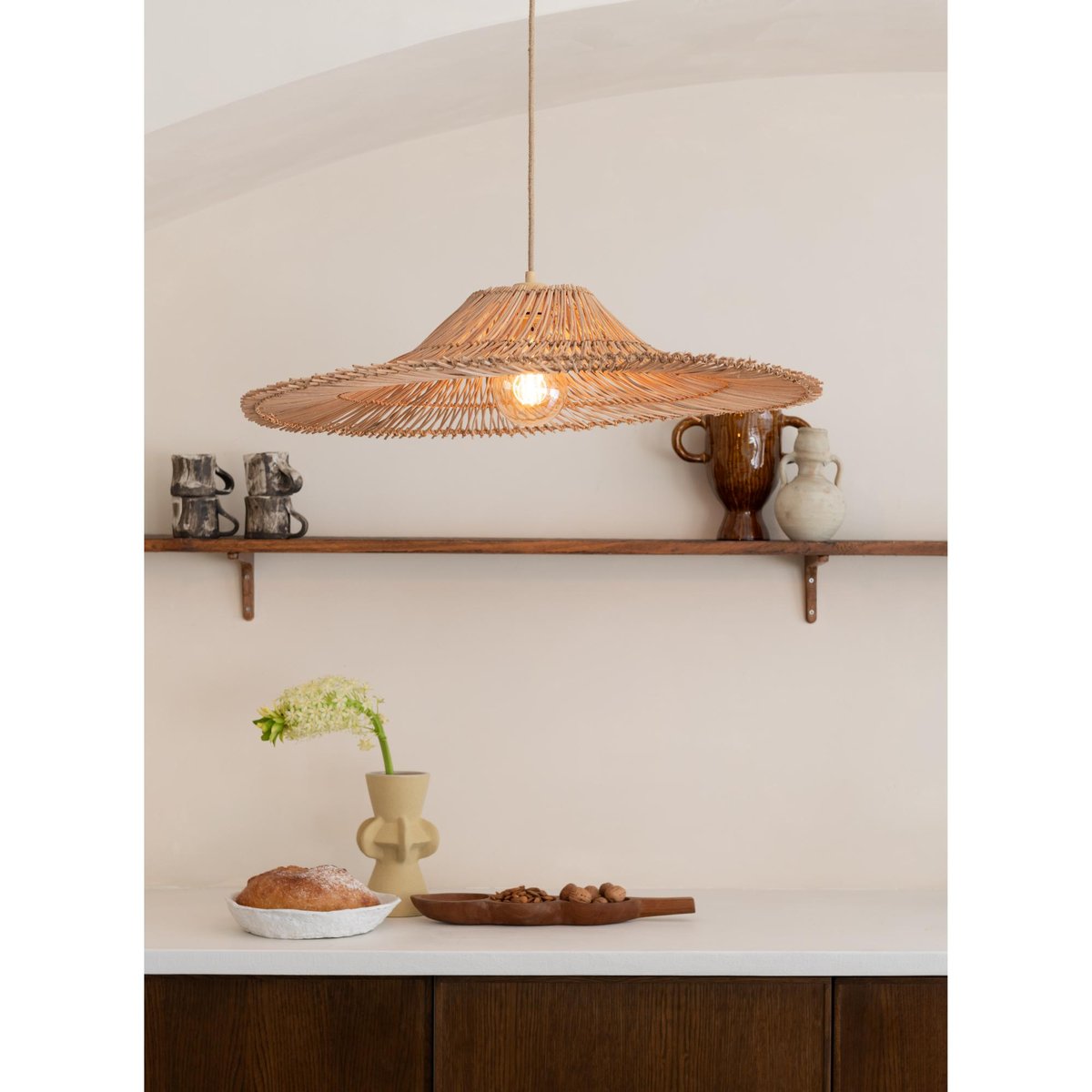 Lampe Suspendue Rotin CANCUN naturel, GOOD & MOJO