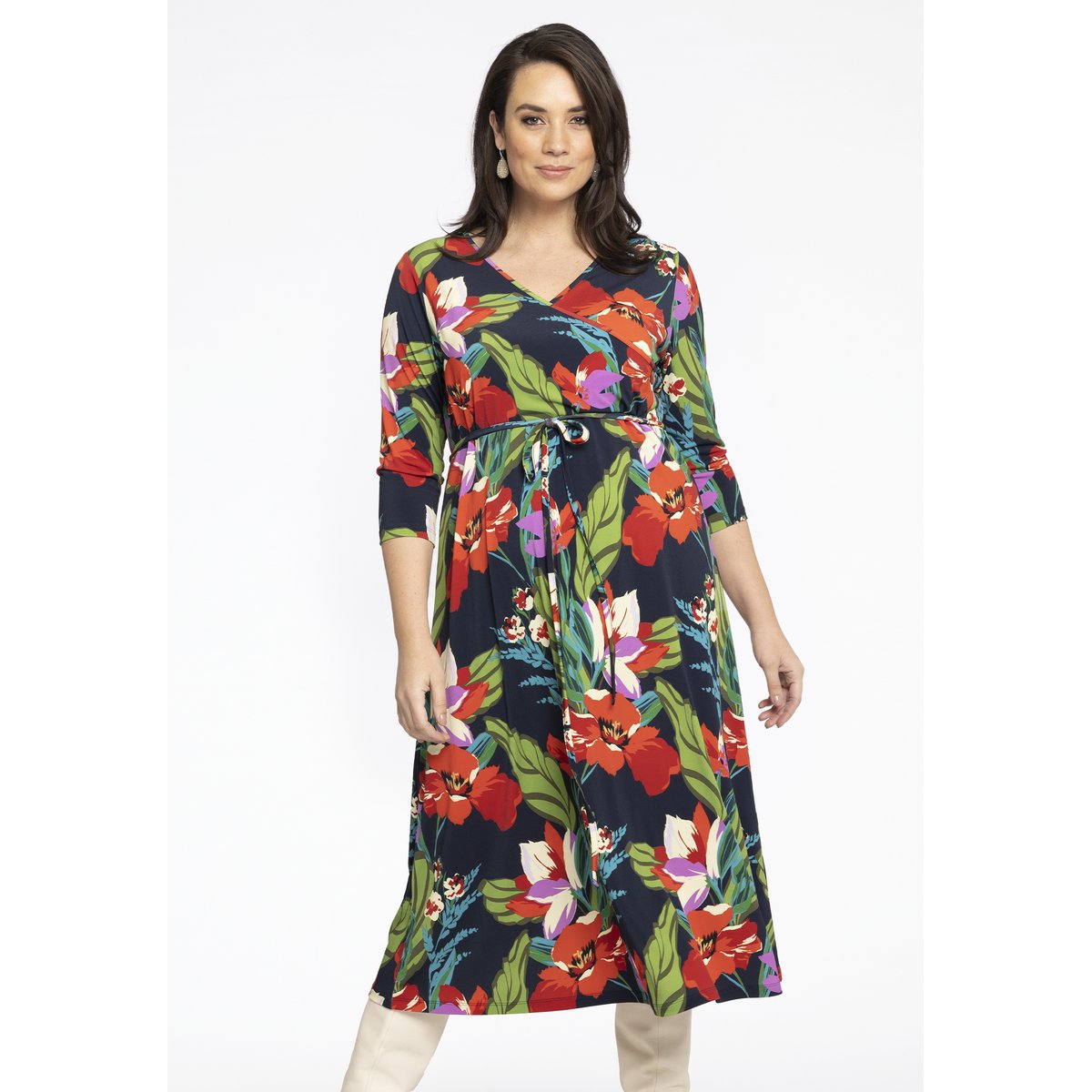 Robe cache-coeur bleu, YOEK