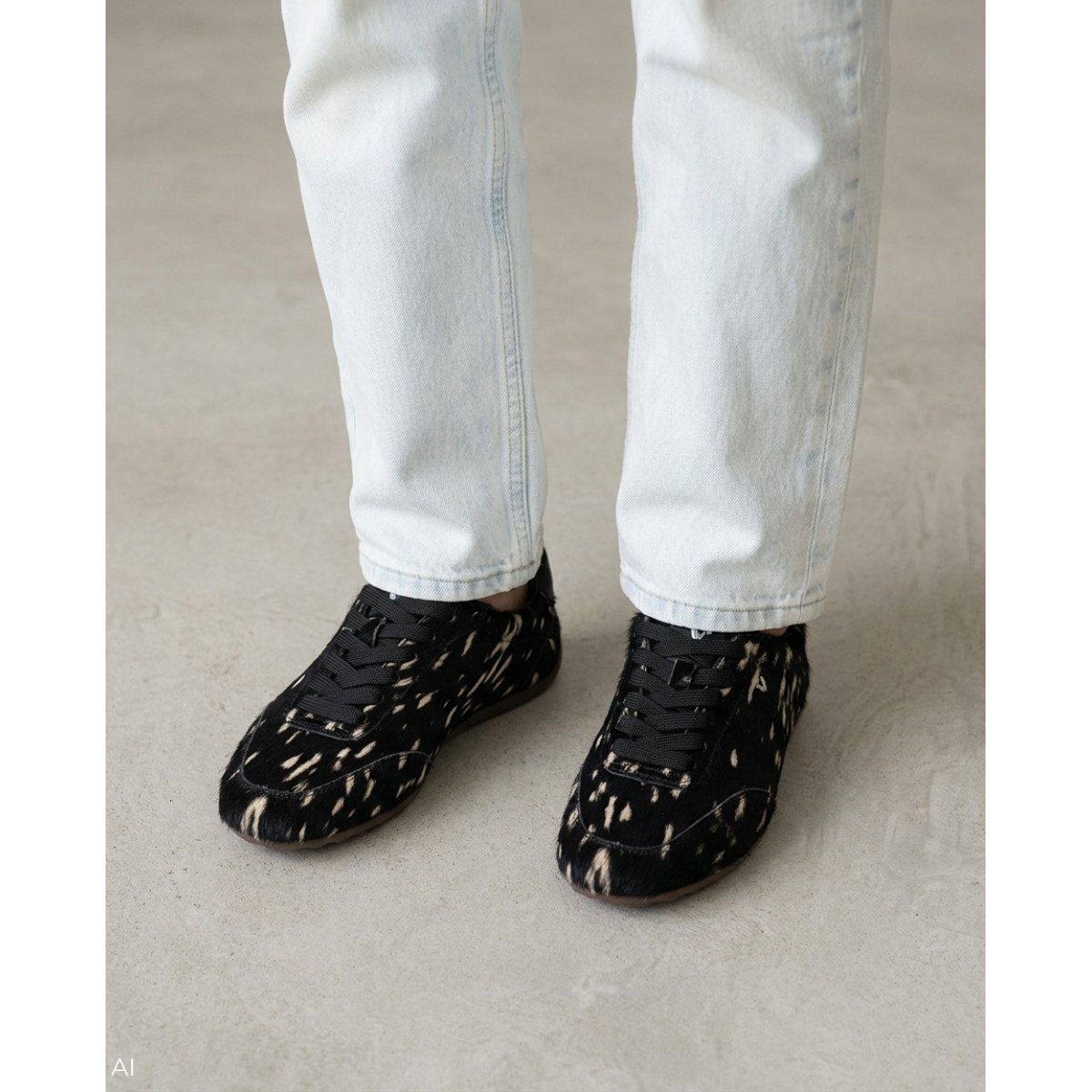 Baskets cuir Bellechase black, MARTINELLI