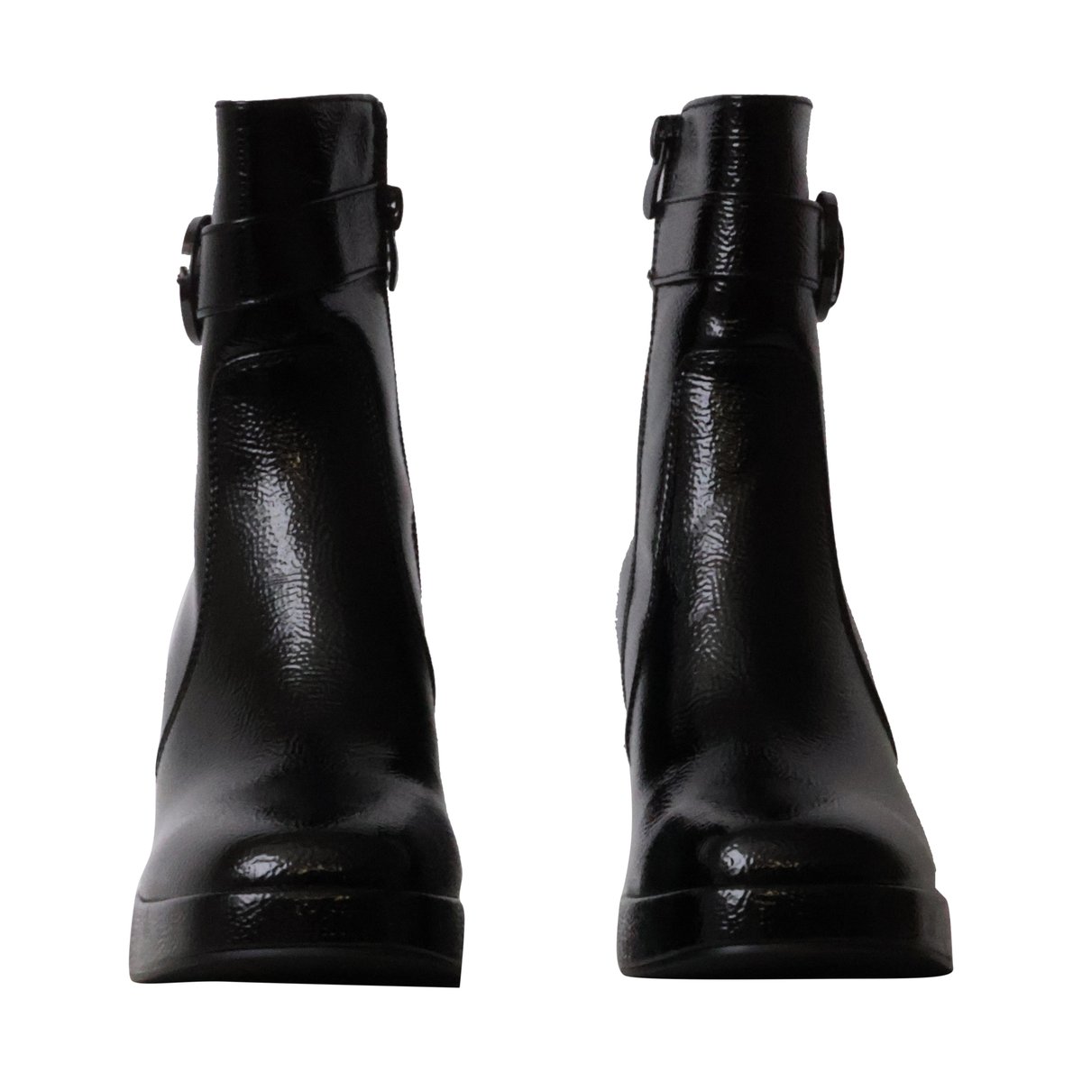 Bottines à Talon Et Zip noir, ENZA NUCCI