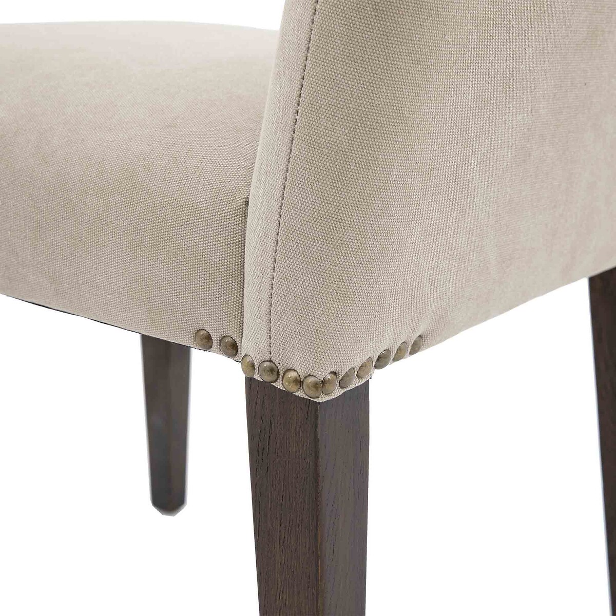 Set of 2 Maverick Linen Dining Chairs linen, ÉDITÉ