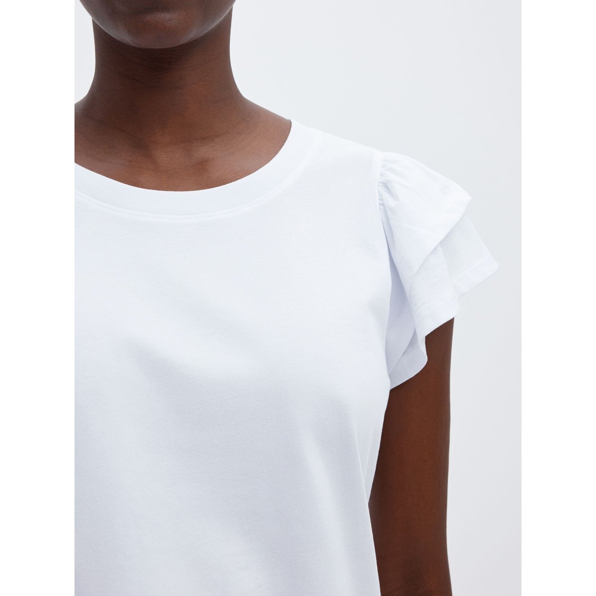 T-Shirt bright white, SELECTED