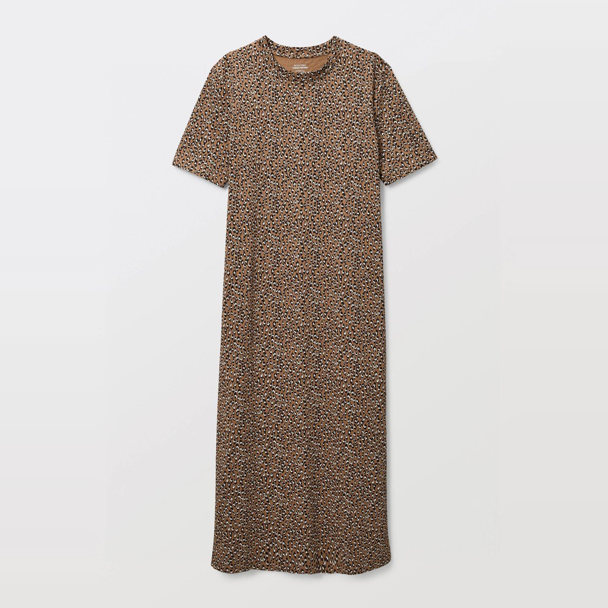 Robe t-shirt imprimé en coton BIO GOTS gabardine, MONOPRIX