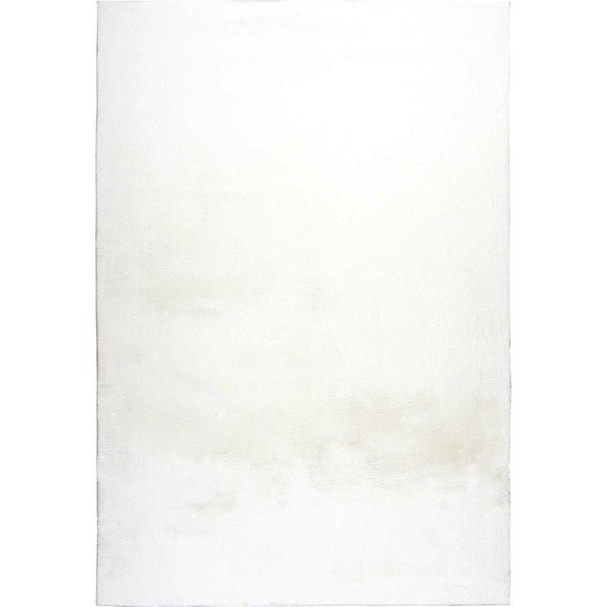 Tapis shaggy à poils courts, Style moderne blanc pur intemporel, ARTE ESPINA