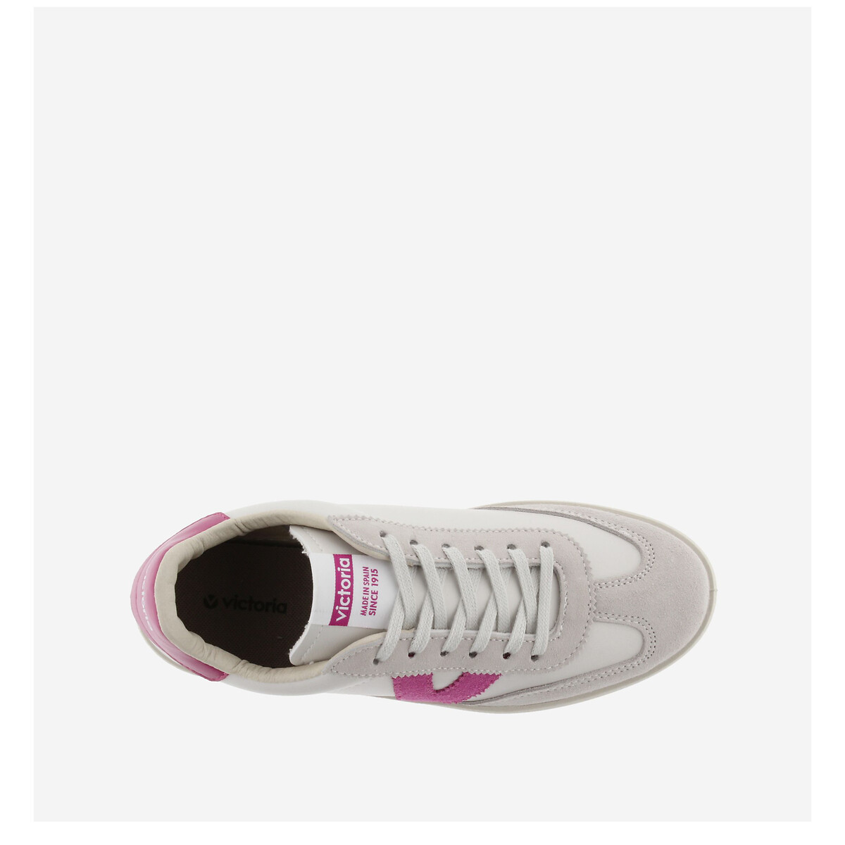 Baskets Berlin Ciclista blanc/fuchsia, VICTORIA