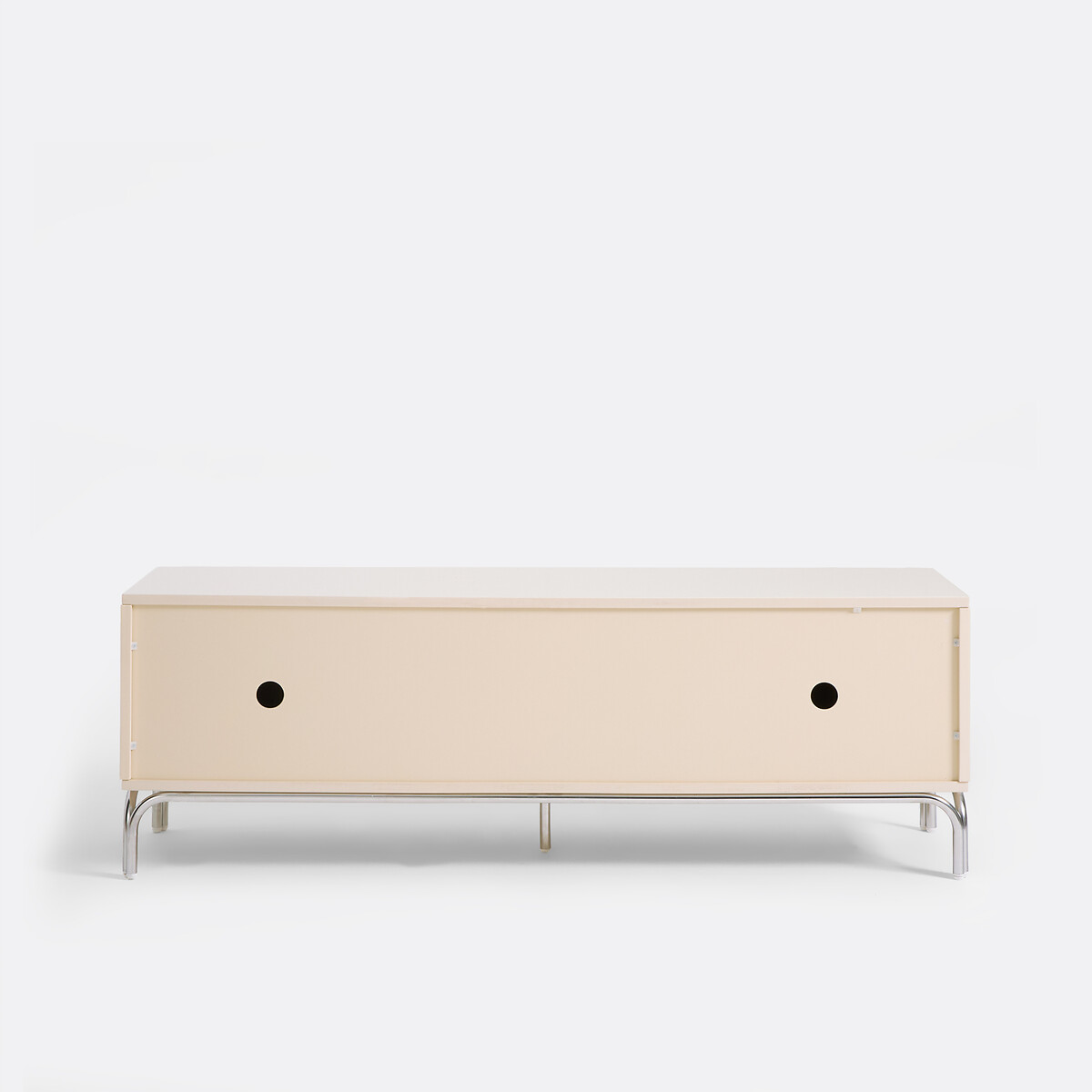 Meuble TV 2 portes 2 tiroirs, 150 cm, NAVEL beige, LA REDOUTE INTERIEURS