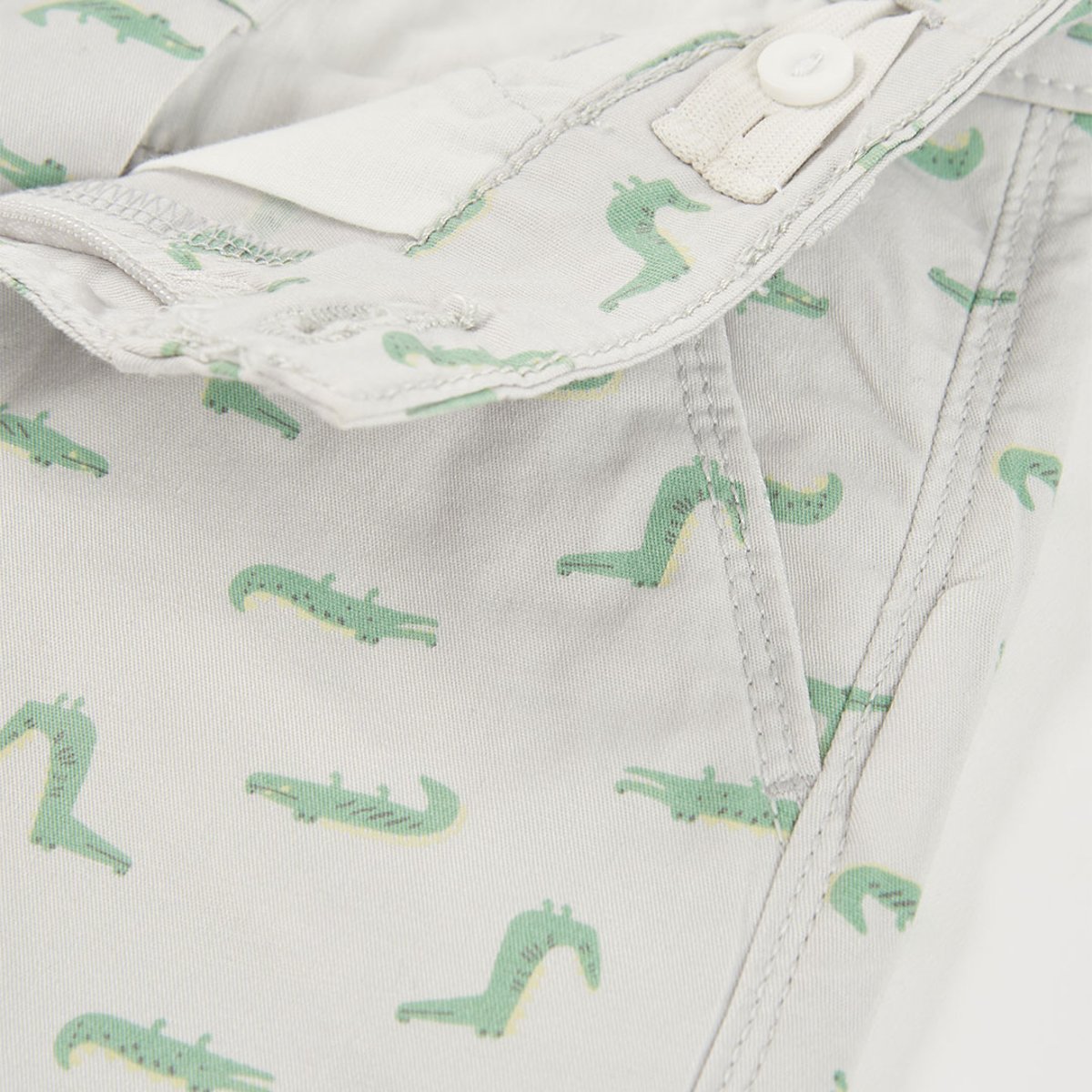 Short en coton imprimé multicolore, BOBOLI