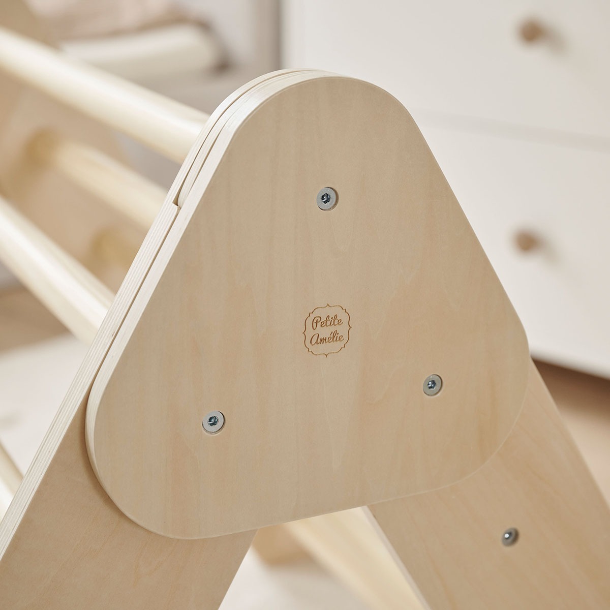 Triangle d’escalade Montessori beige, PETITE AMELIE