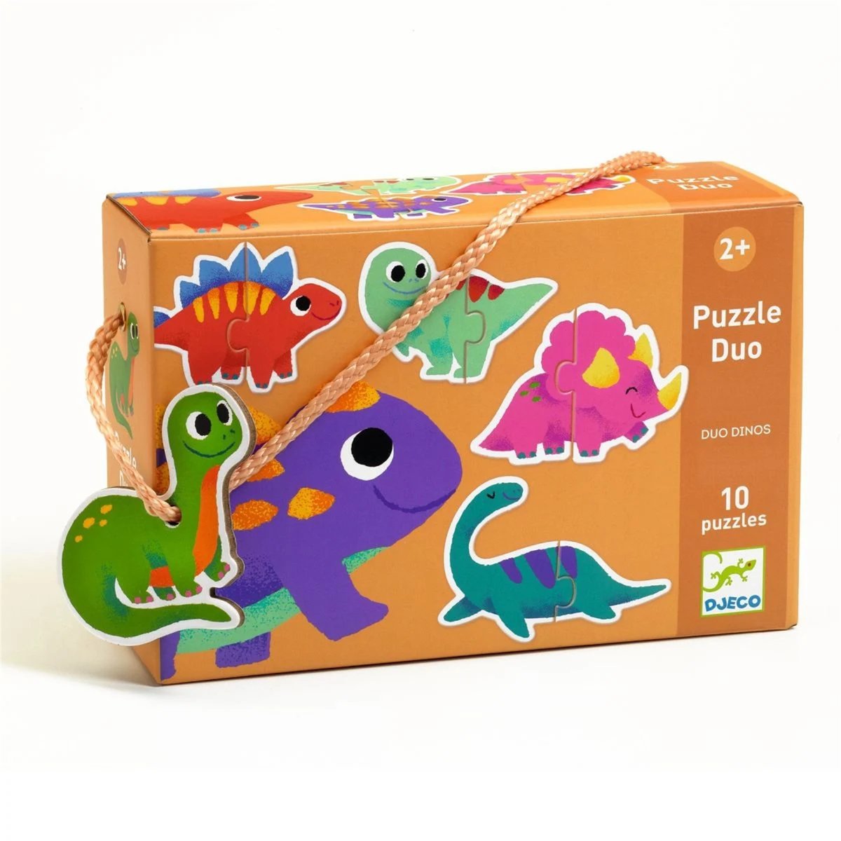 Puzzle duo Dinos multicolore, DJECO